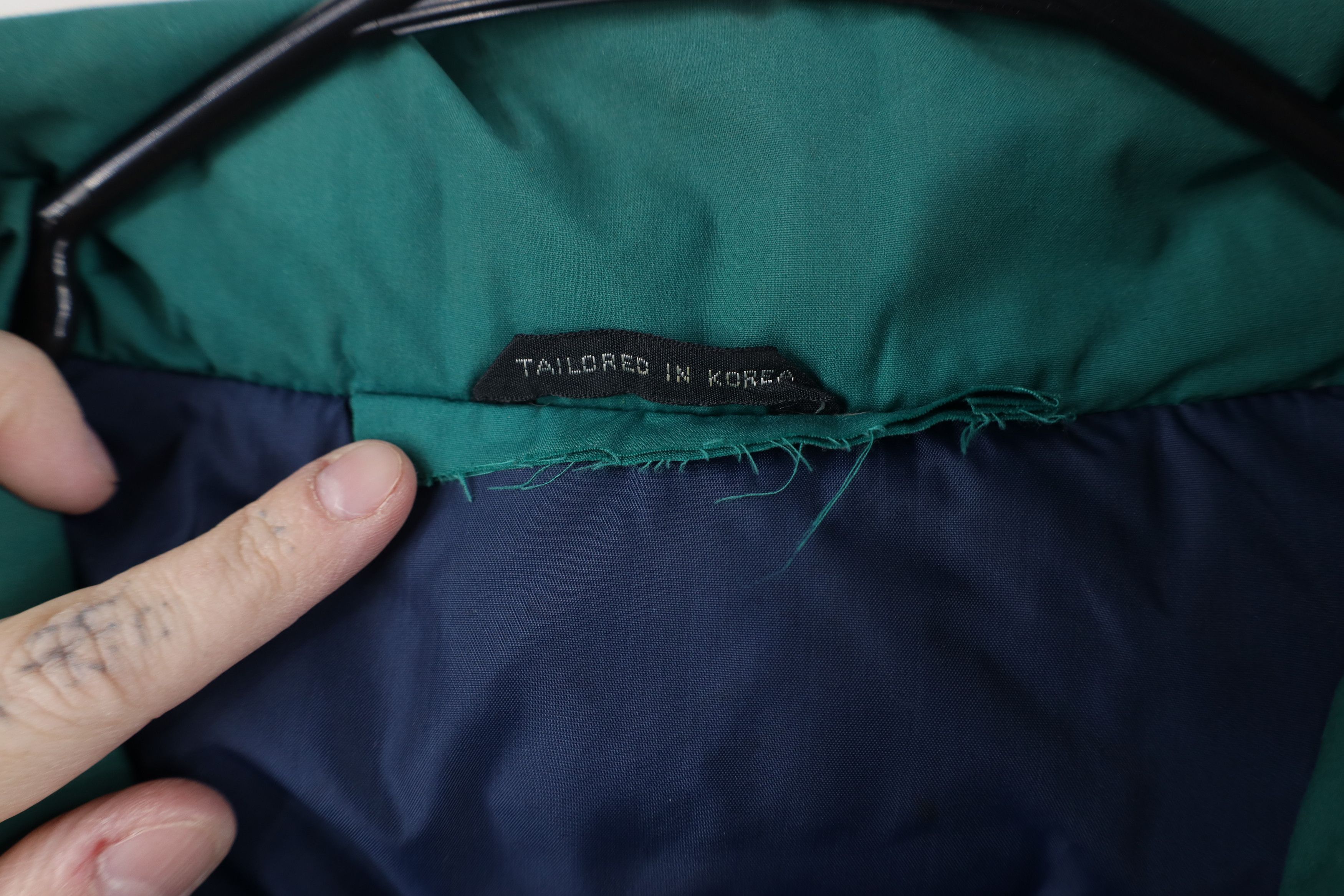 Vintage Vintage 90s Streetwear Down Insulated Puffer Jacket Green Size US XL / EU 56 / 4 - 9 Thumbnail