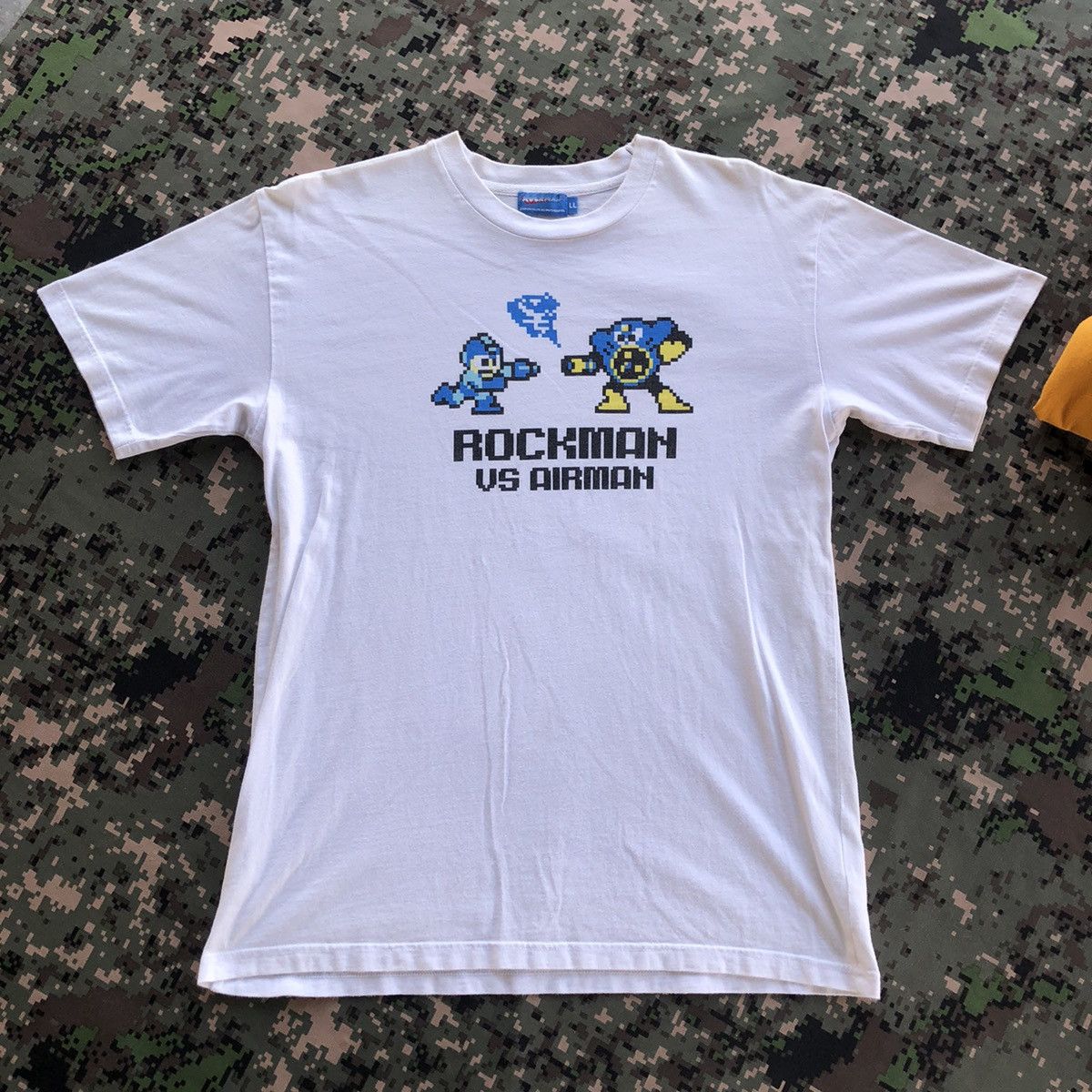 Cartoon Network × Nintendo × Vintage Vtg Rockman Vs Airman Tshirt Capcom Megaman Japan Size US M / EU 48-50 / 2 - 2 Thumbnail