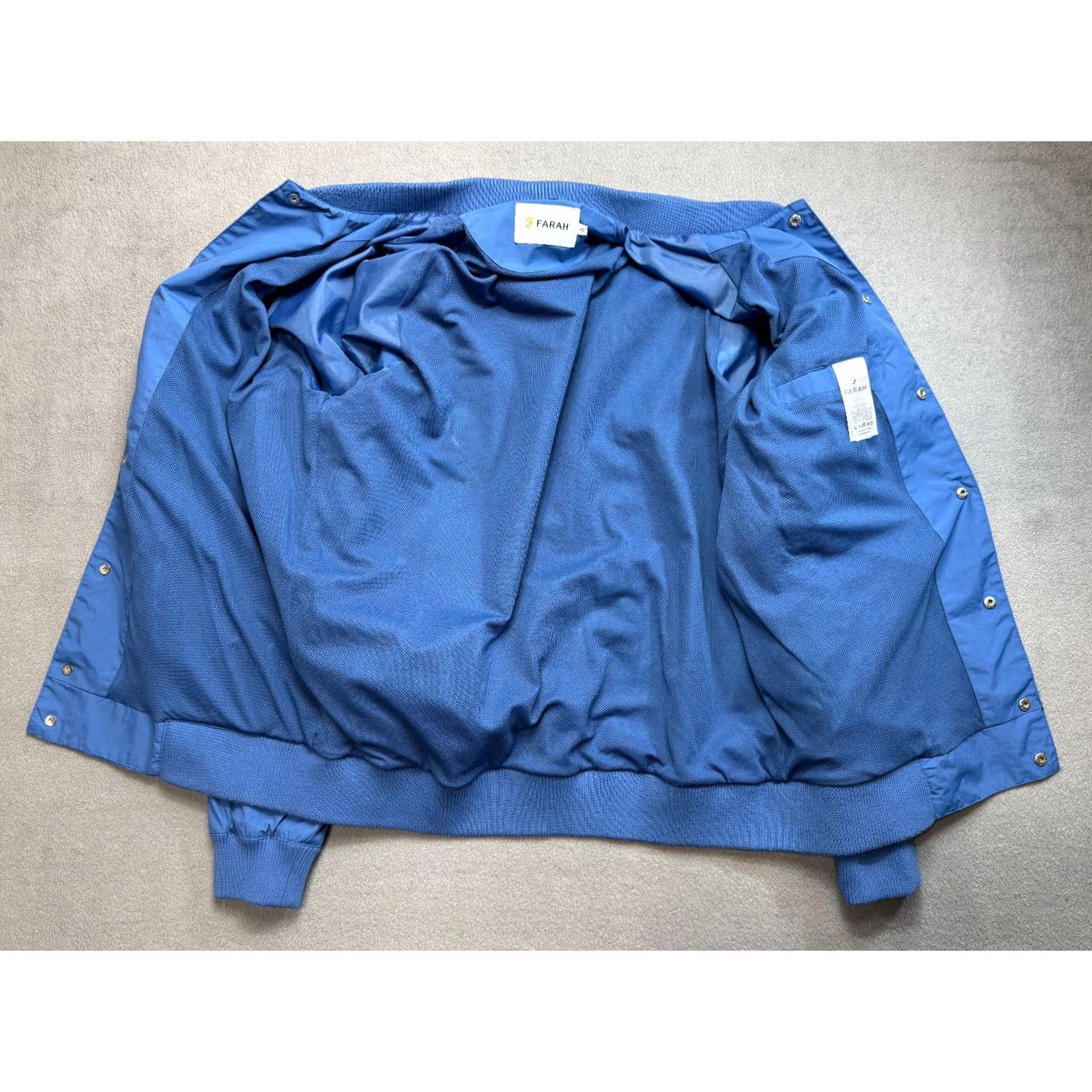 Farah Farah Blue Jacket Bomber Snap Buttons mens XL Size Blue Size US XL / EU 56 / 4 - 2 Thumbnail