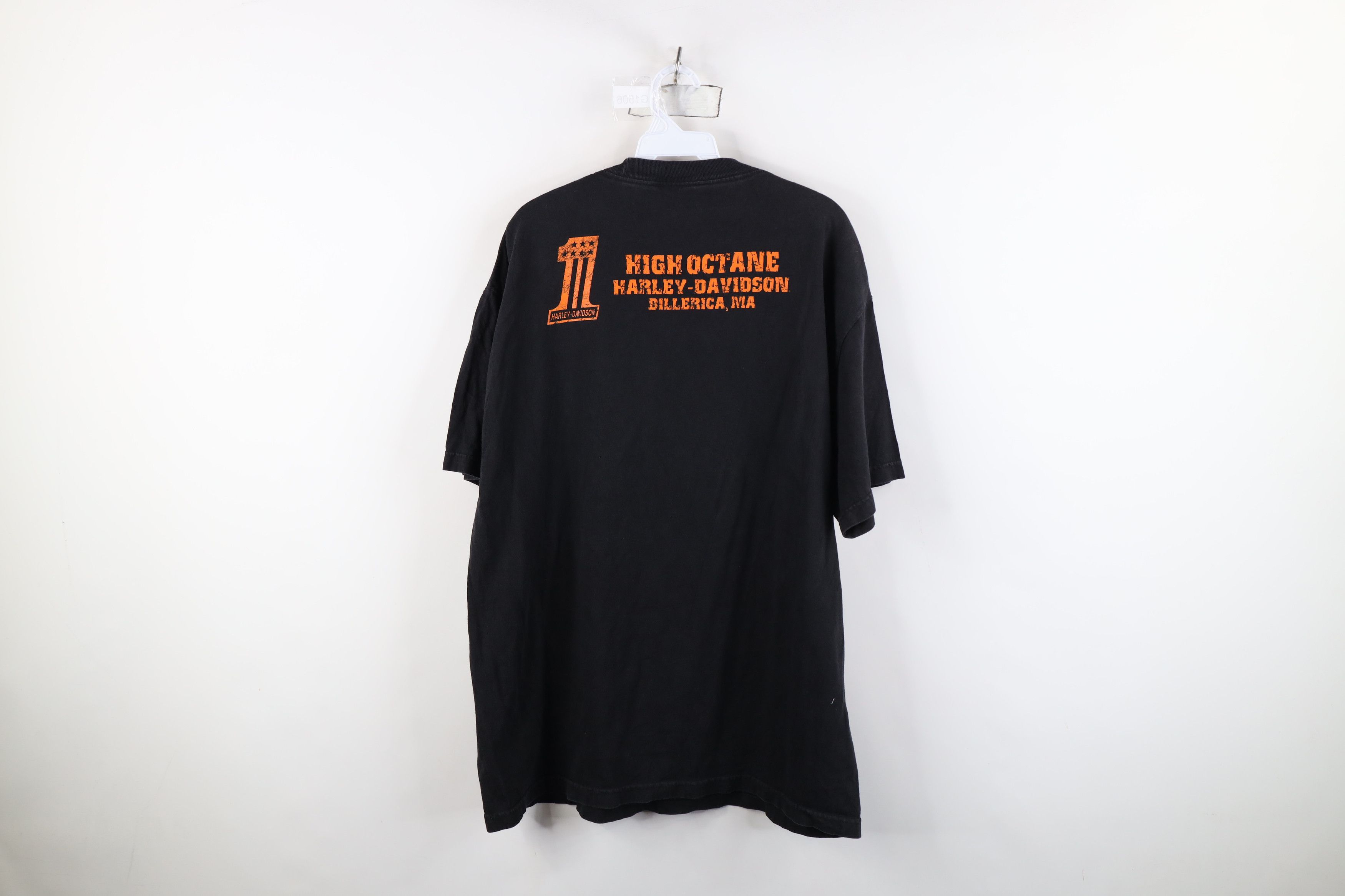 Harley Davidson Y2K Harley Davidson Spell Out Spider Web Skull T-Shirt Black Size US XL / EU 56 / 4 - 10 Thumbnail
