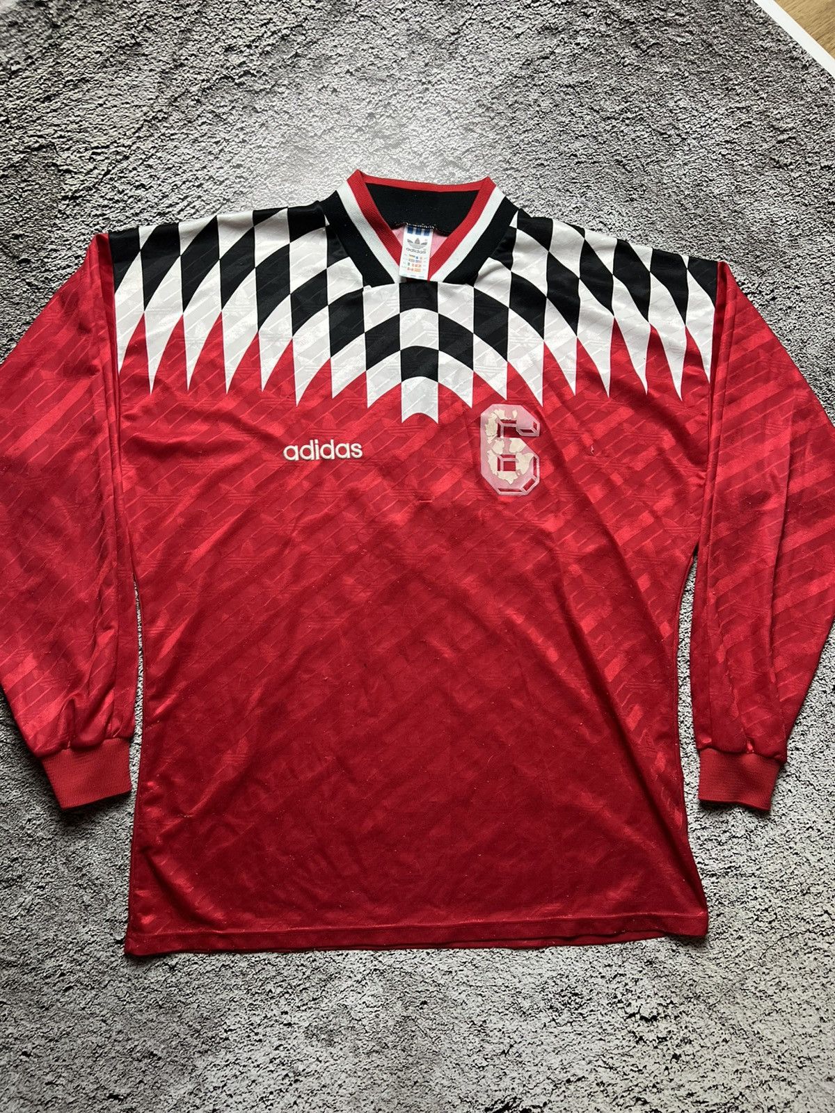 Adidas 1994 Matchworn⁉️Giorgi Chikhradze Georgia adidas jersey Size US XL / EU 56 / 4 - 1 Thumbnail