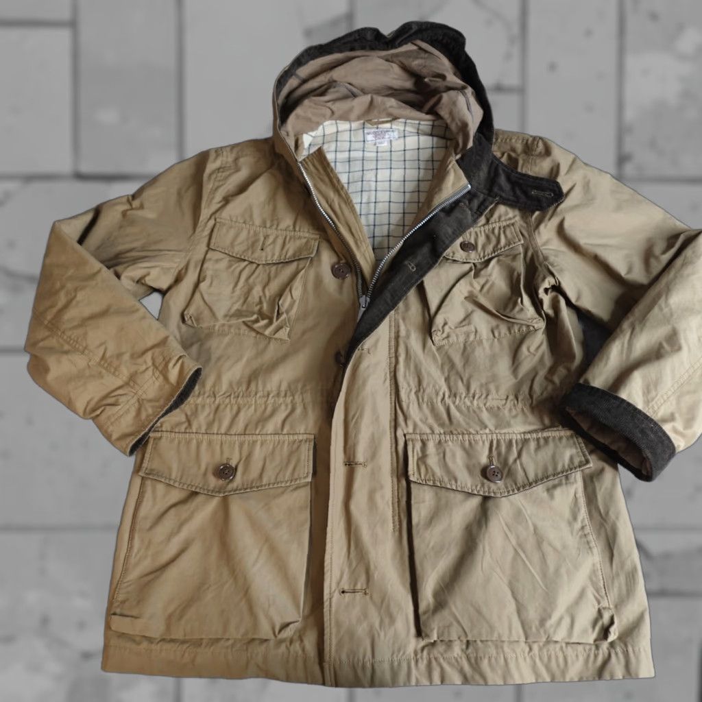 Wallace & Barnes Wallace & Barnes Jacket Mens Large Beige Lightweight Parka Coat Size US L / EU 52-54 / 3 - 1 Thumbnail