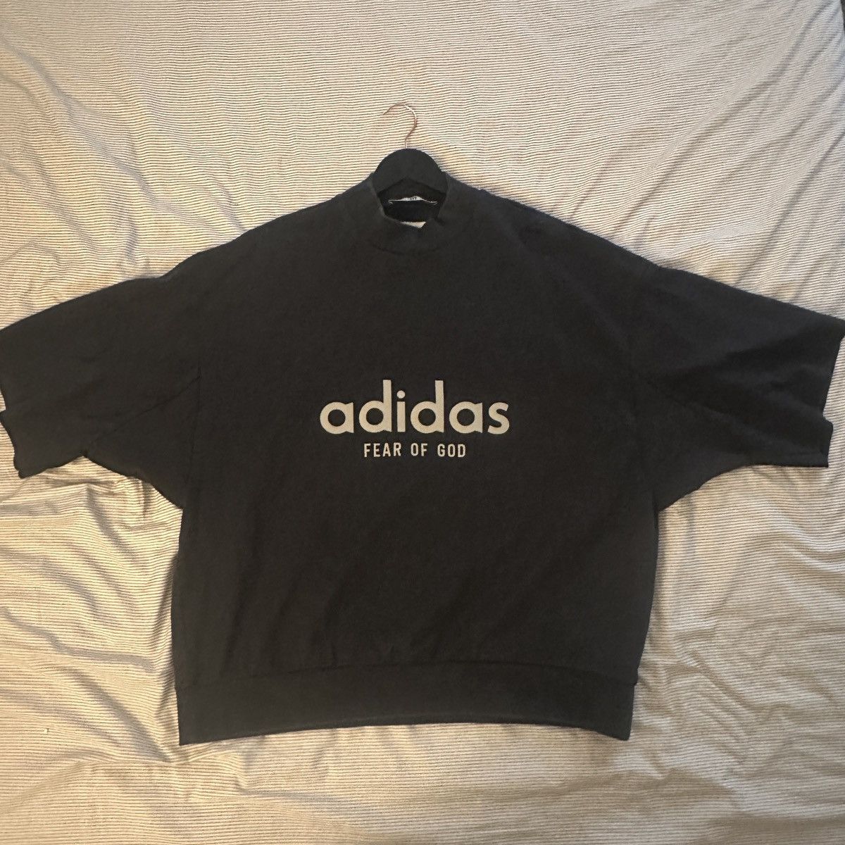 Fear of God athletics heavy jersey 3/4 mock tee