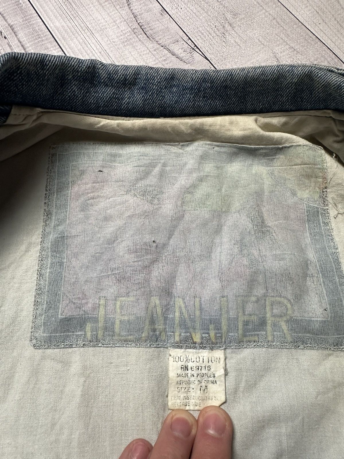 Other Vintage Denim Cowboy jacket size M distressed jeans rare Size US M / EU 48-50 / 2 - 6 Thumbnail