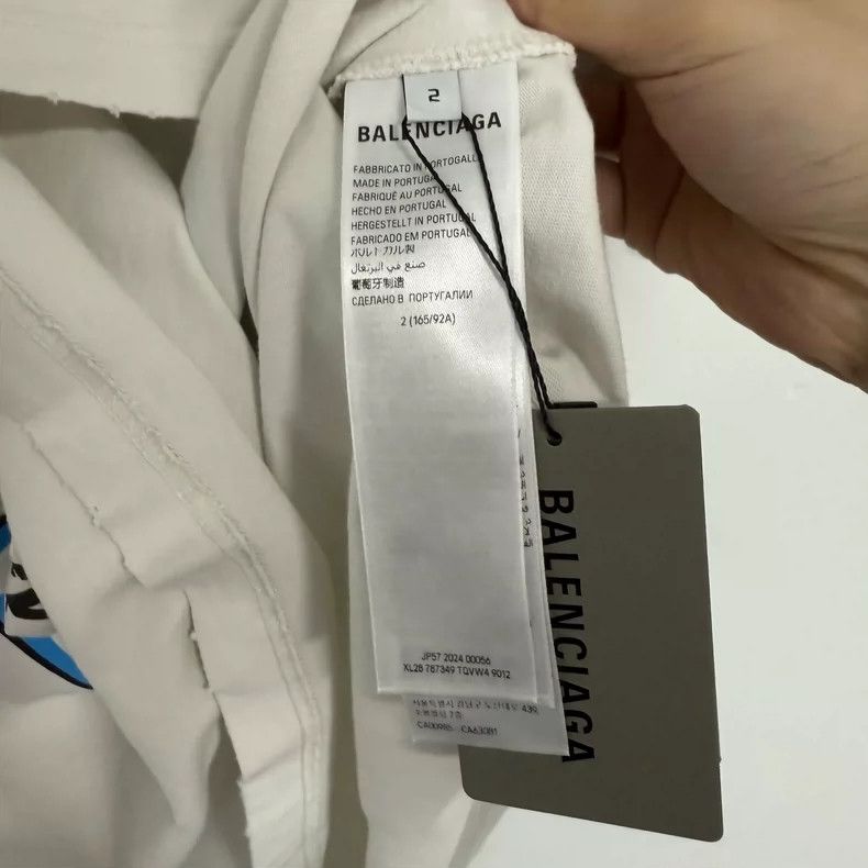 Balenciaga Balenciaga Foamed t-shirt Size US M / EU 48-50 / 2 - 4 Thumbnail