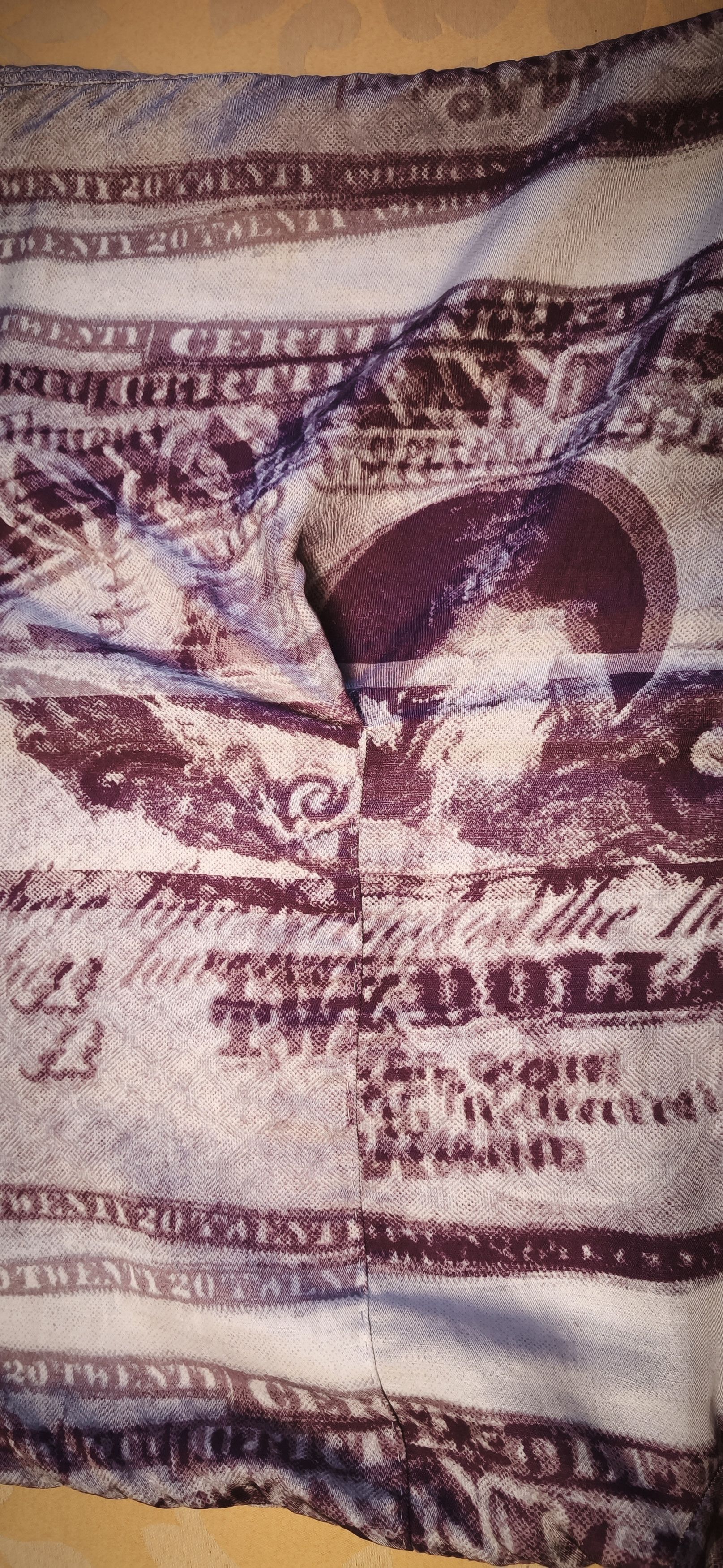 Acne Studios Oversized shirt - dollar bill-inspired print Size M / US 6-8 / IT 42-44 - 22 Thumbnail
