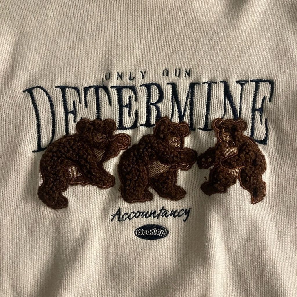 Other Aelfric Eden Cream Sweater with Bear Design size M Size US M / EU 48-50 / 2 - 3 Thumbnail
