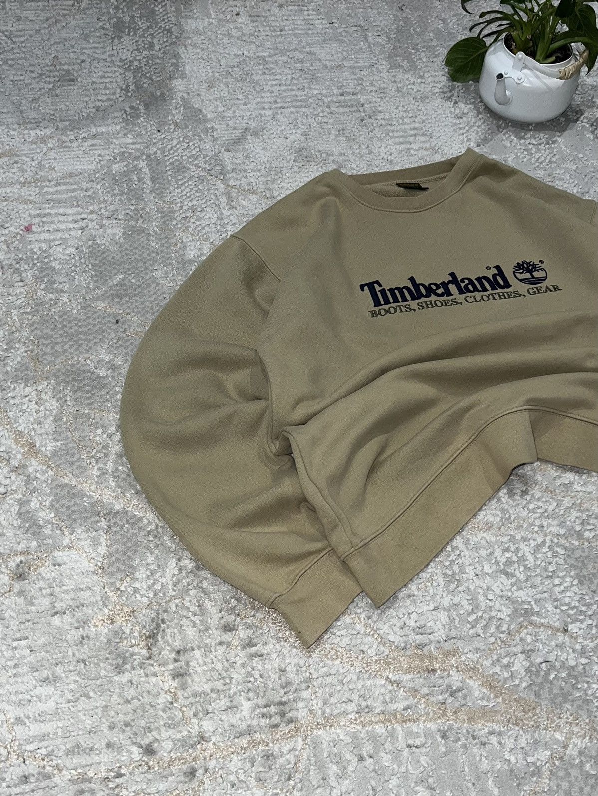 Timberland × Vintage TIMBERLAND BIG LOGO Y2K BOXY WORKWEAR OUTDOOR SWEATSHIRT Size US M / EU 48-50 / 2 - 3 Thumbnail