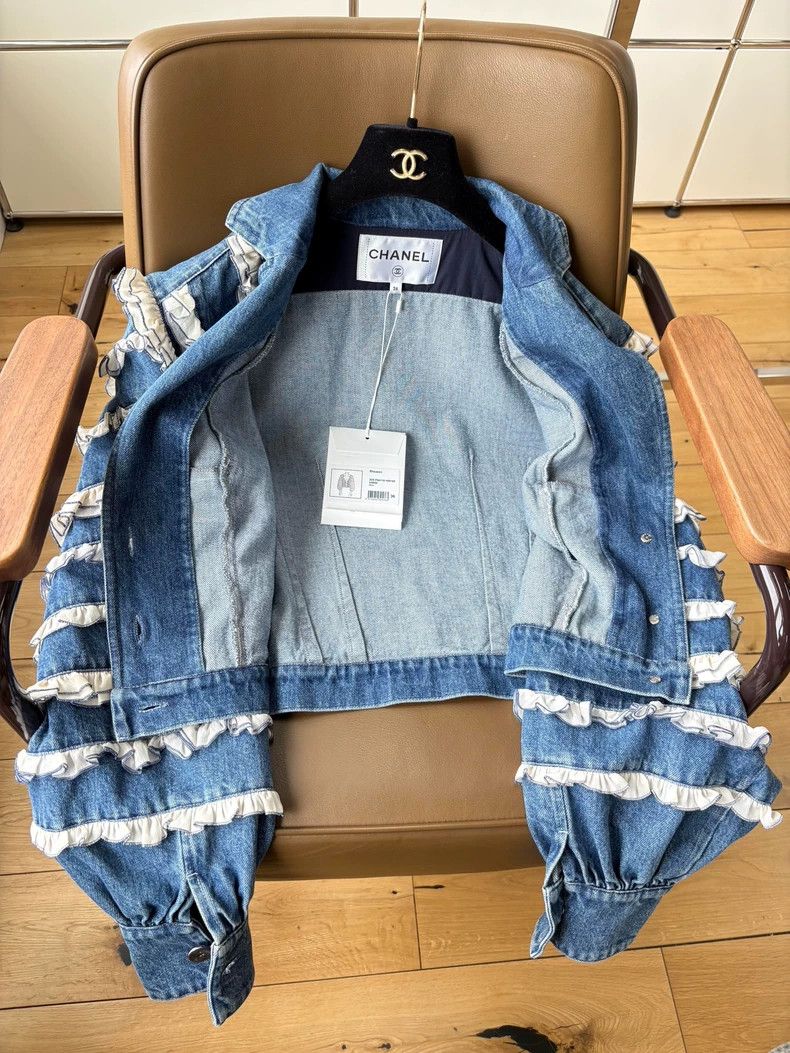 Chanel Chanel Roof series denim blue denim jacket Size XS / US 0-2 / IT 36-38 - 5 Thumbnail