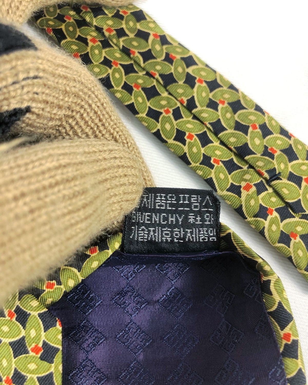 Givenchy Rare Vintage Monsieur Givenchy Silk Tie Size ONE SIZE - 7 Thumbnail
