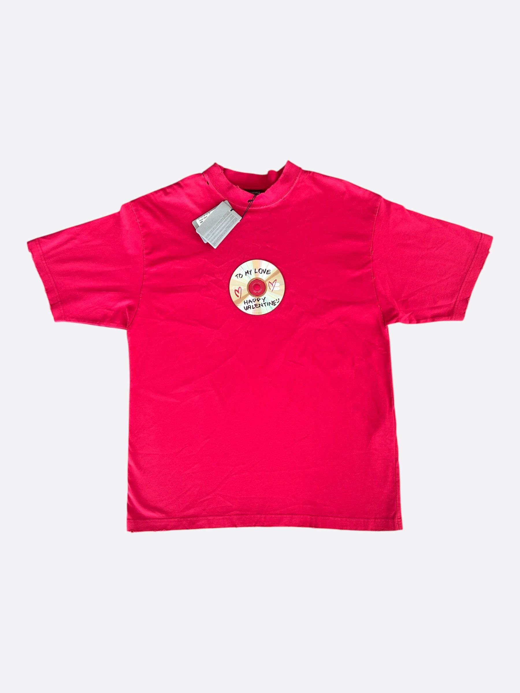 Balenciaga Balenciaga CD “To My Love” Valentines T Shirt | Grailed