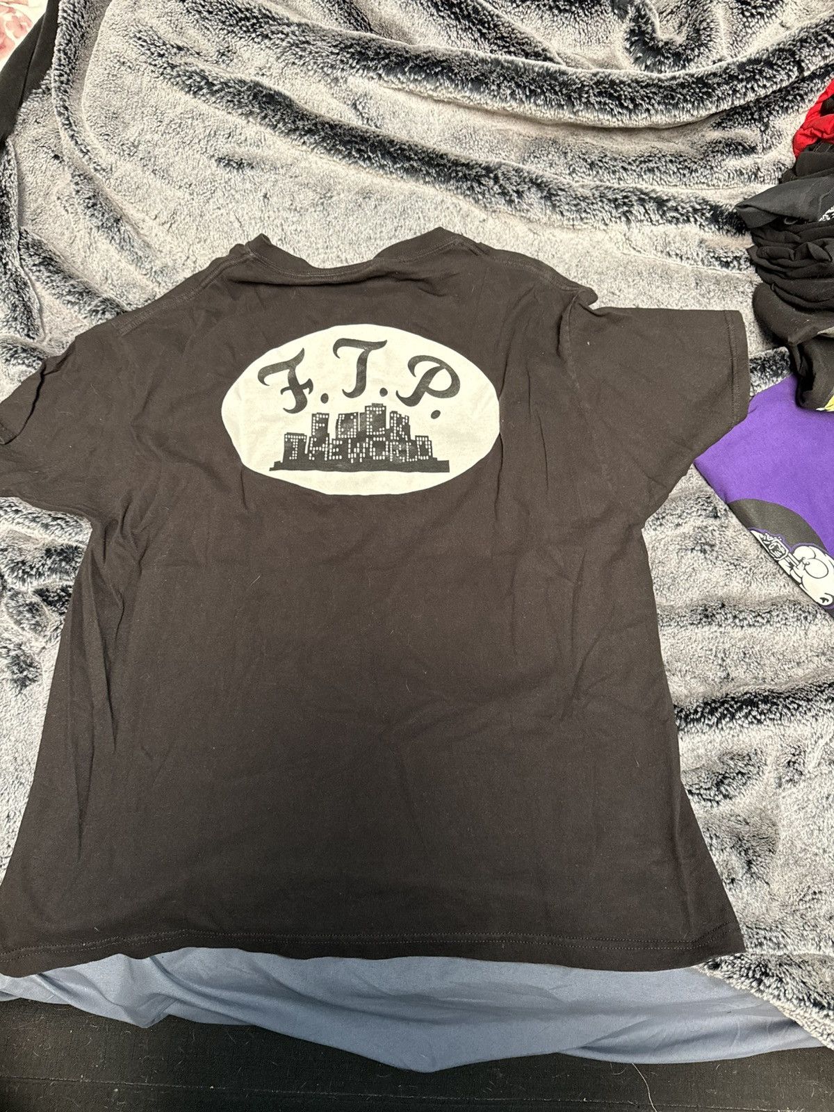 Fuck The Population Ftp fuck the world tee Size US XXL / EU 58 / 5 - 2 Thumbnail