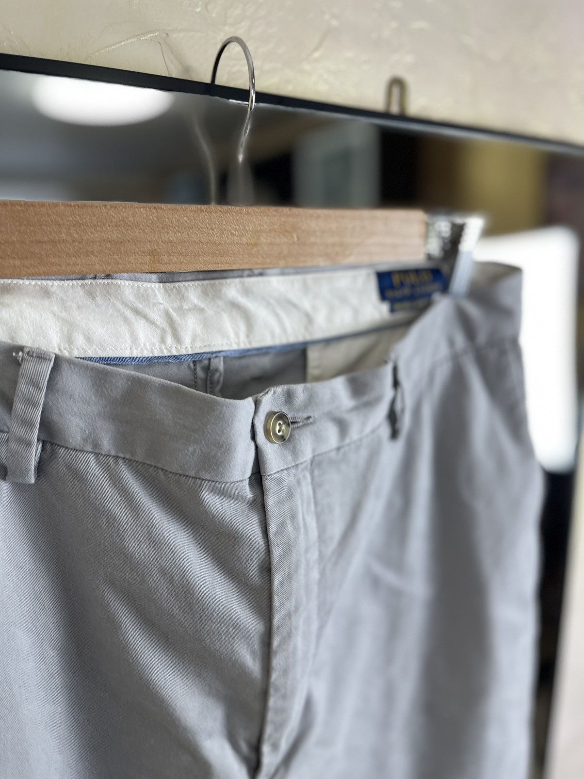 Polo Ralph Lauren Polo Ralph Lauren Stretch Classic Fit Chinos 7oz Twill Grey Size US 36 / EU 52 - 4 Thumbnail
