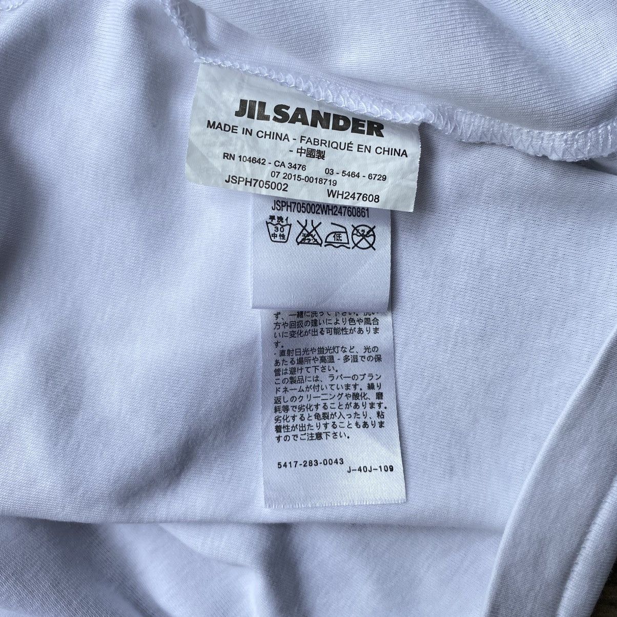 Jil Sander Jil Sander White Crew Neck Tee Size M / US 6-8 / IT 42-44 - 17 Thumbnail