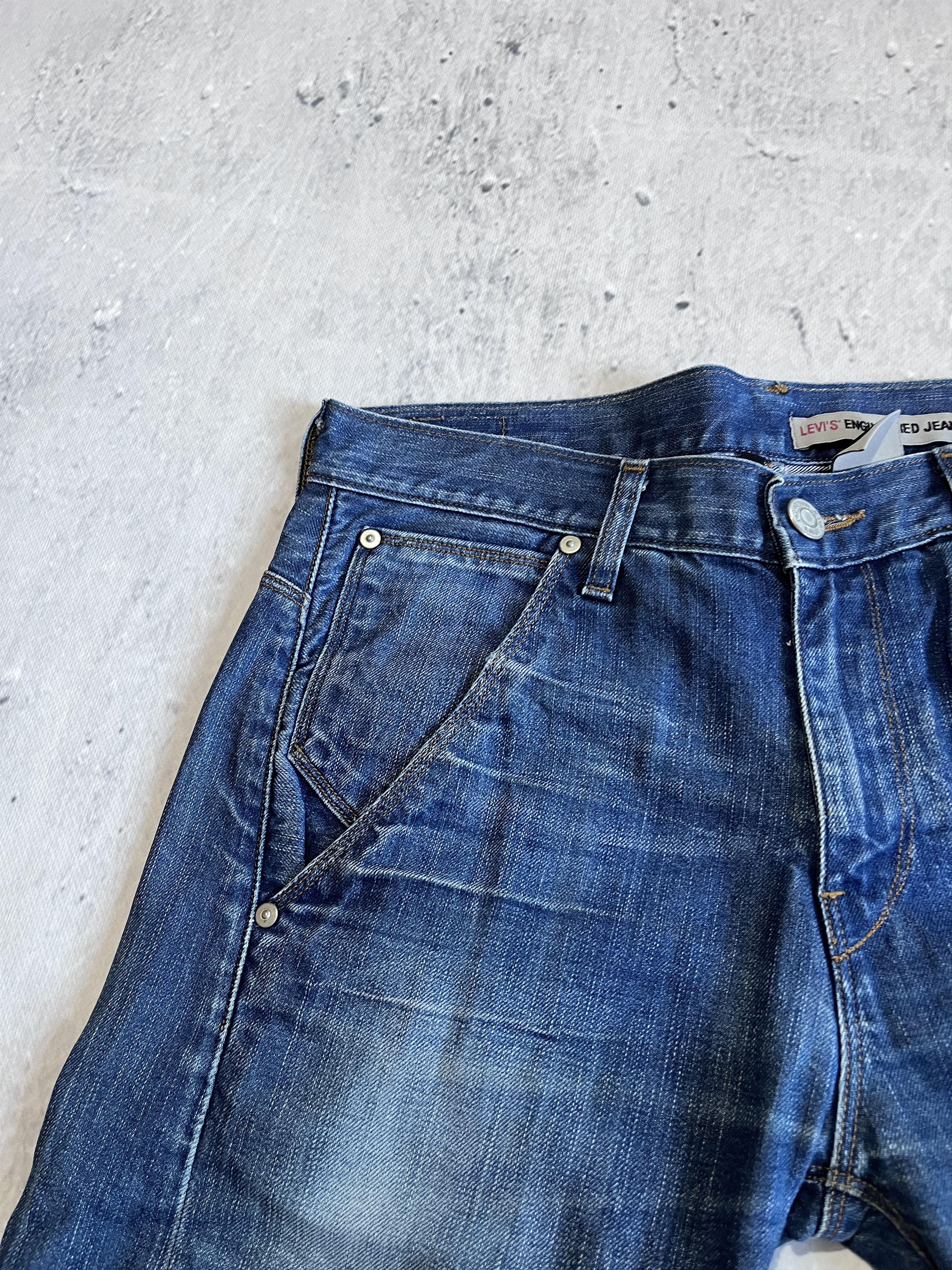 Levi's LEVI'S ENGINEERED JEANS 2008 TWISTED LEG VINTAGE Y2K DENIM Size US 31 - 11 Thumbnail