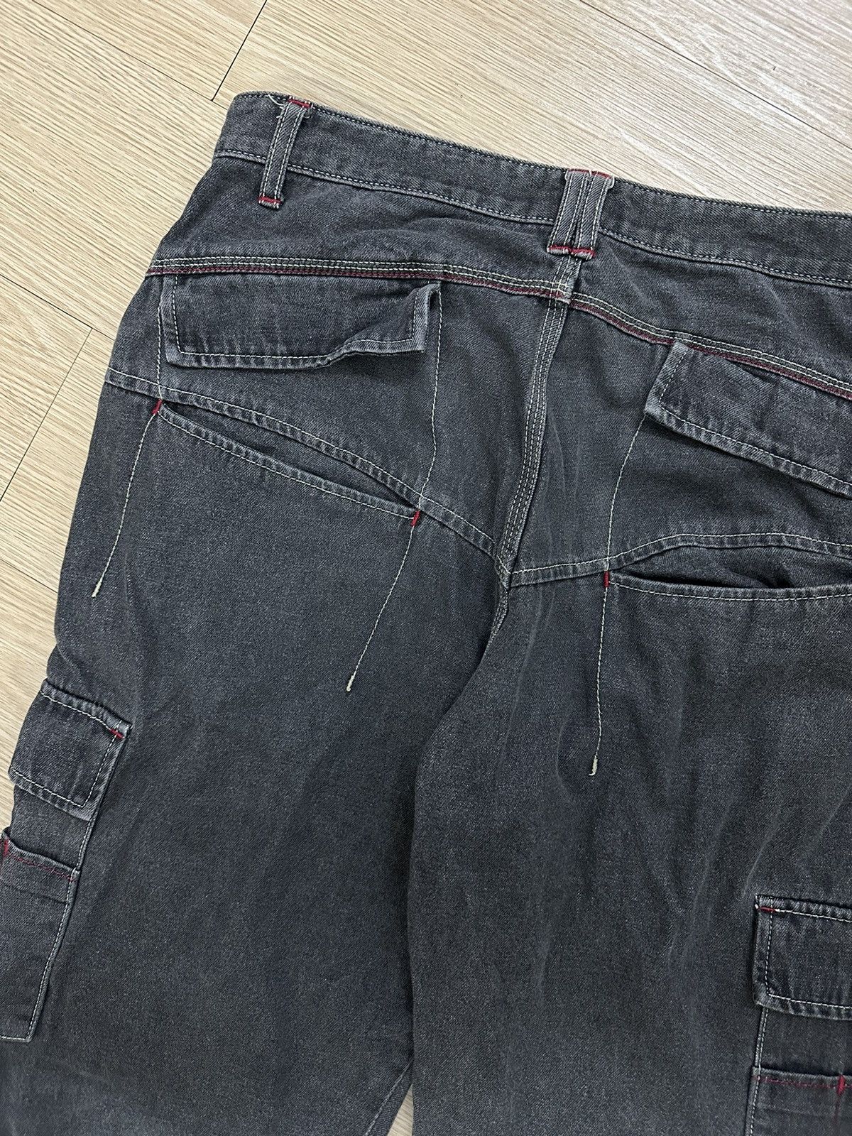 Ecko Unltd. × JNCO × Southpole Vintage Transer Skate Denim Baggy Jorts Jeans Jnco Y2K Style Size US 32 / EU 48 - 12 Thumbnail