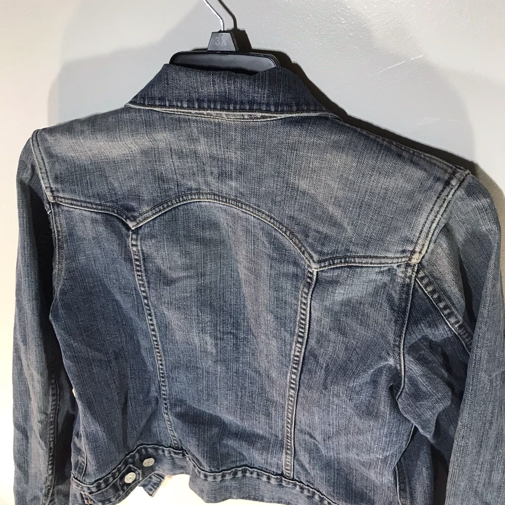 Gap Gap Stretch Denim Jacket Womens Medium Blue Casual 90s Classic Long Sleeve Size M / US 6-8 / IT 42-44 - 5 Thumbnail
