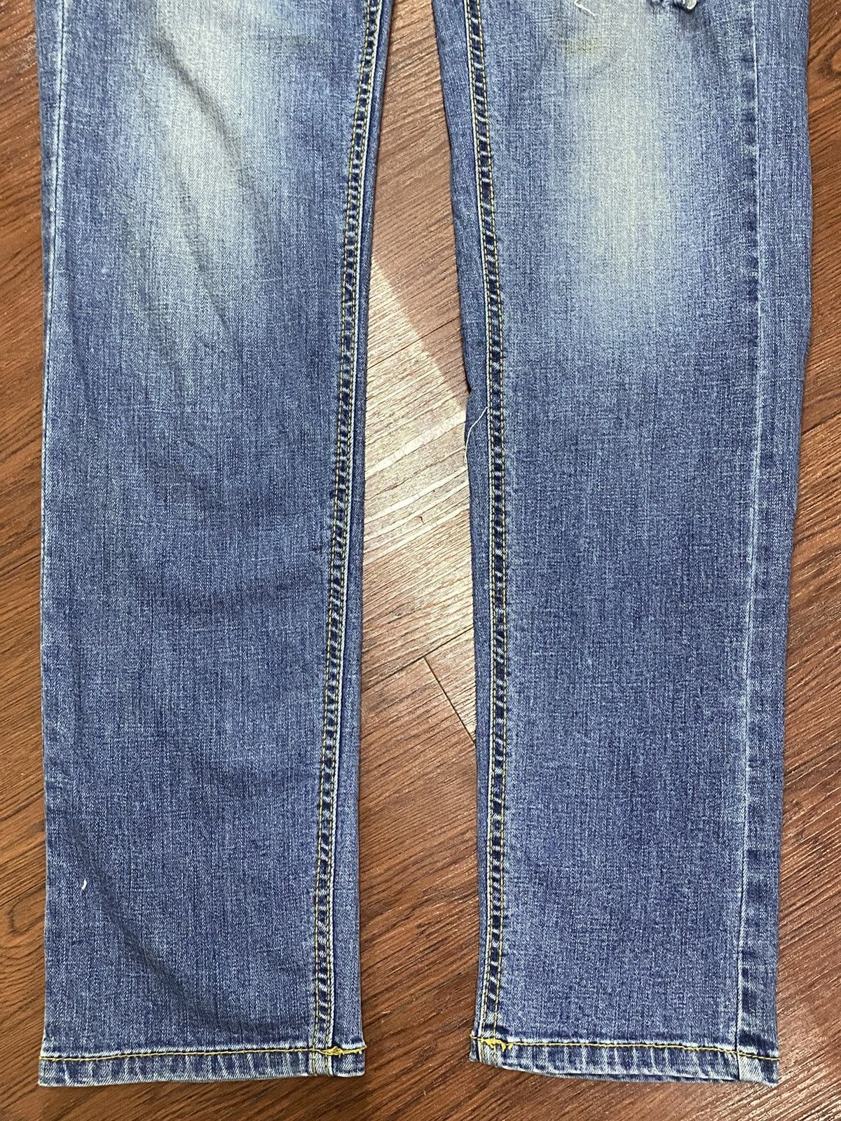 Japanese Brand Japanese Brands Lolita Y2K Distressed Skinny Jeans Size US 32 / EU 48 - 5 Thumbnail