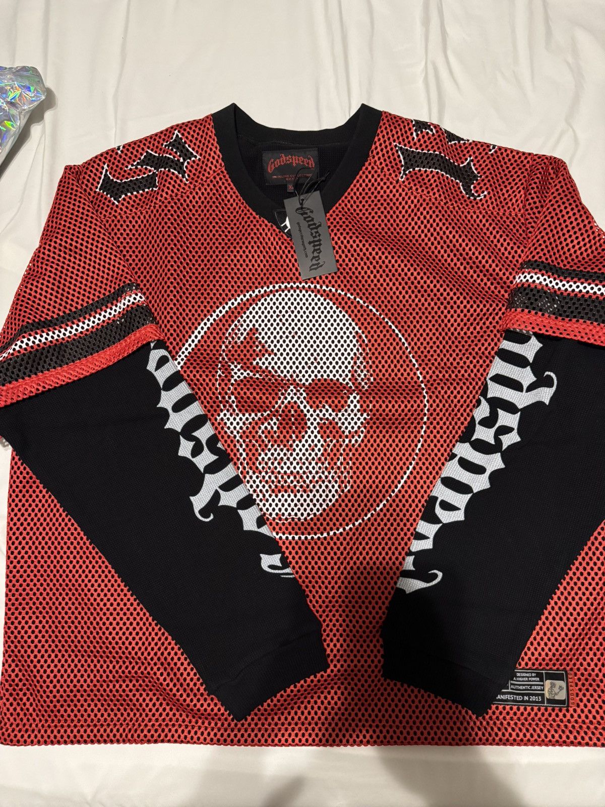 Godspeed Godspeed Red/Black TD Layered Men's Long Sleeve Jersey Size US XL / EU 56 / 4 - 1 Thumbnail