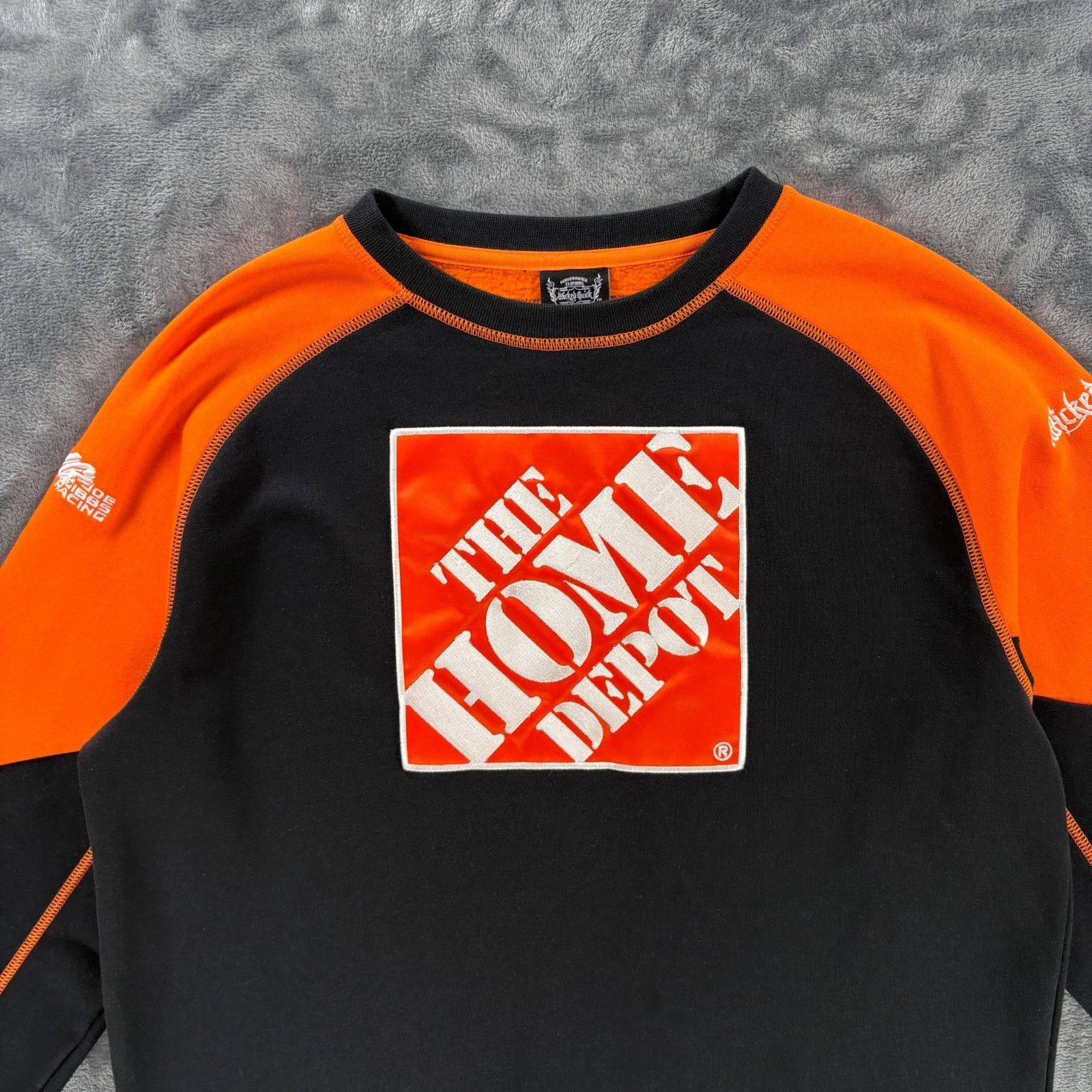 Other Wicked Quick Home Depot Racing Sweatshirt Men M Orange Black Size US M / EU 48-50 / 2 - 3 Thumbnail