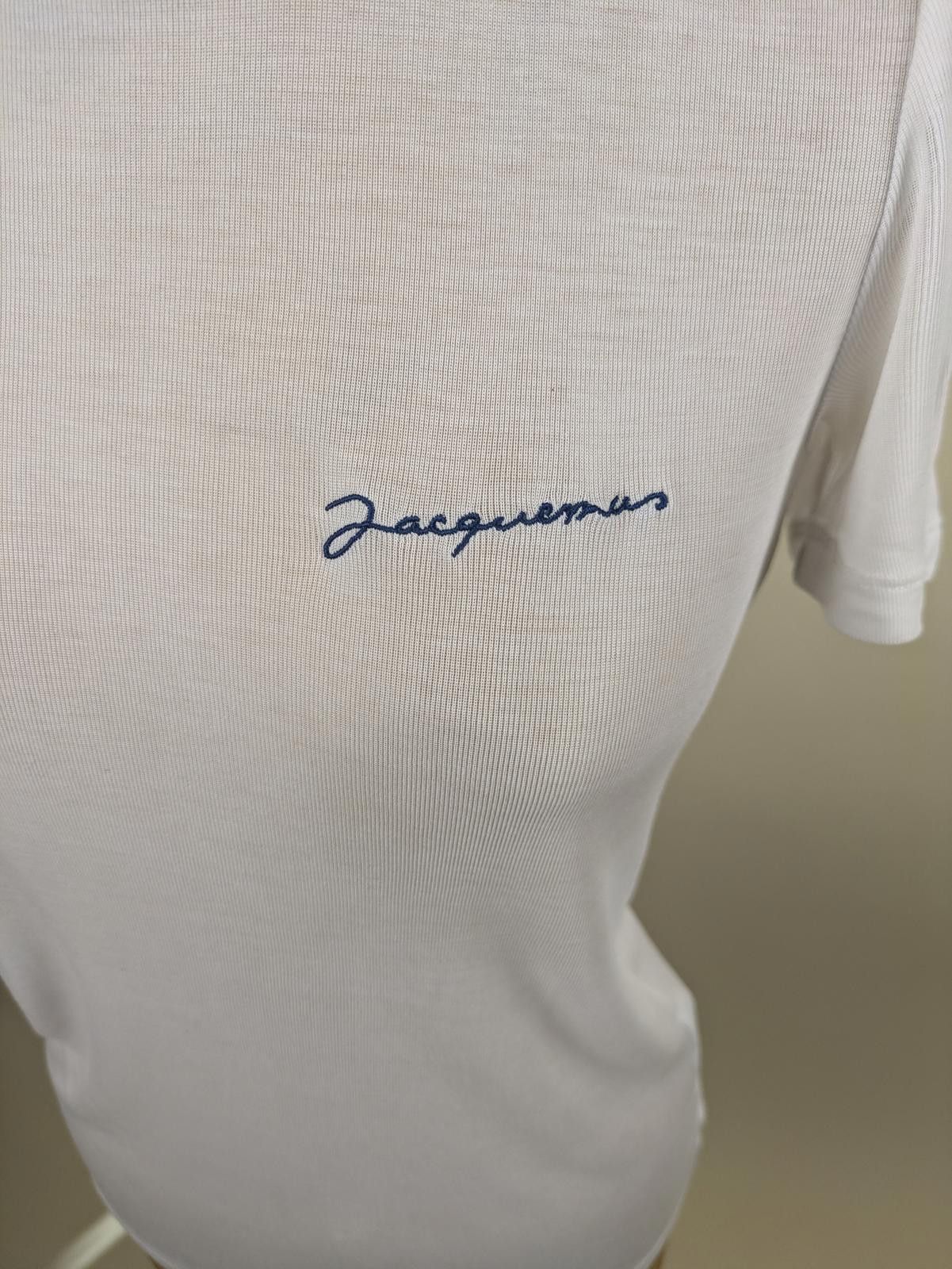 Jacquemus 2010's Jacquemus white sheer logo tee Size M / US 6-8 / IT 42-44 - 2 Thumbnail