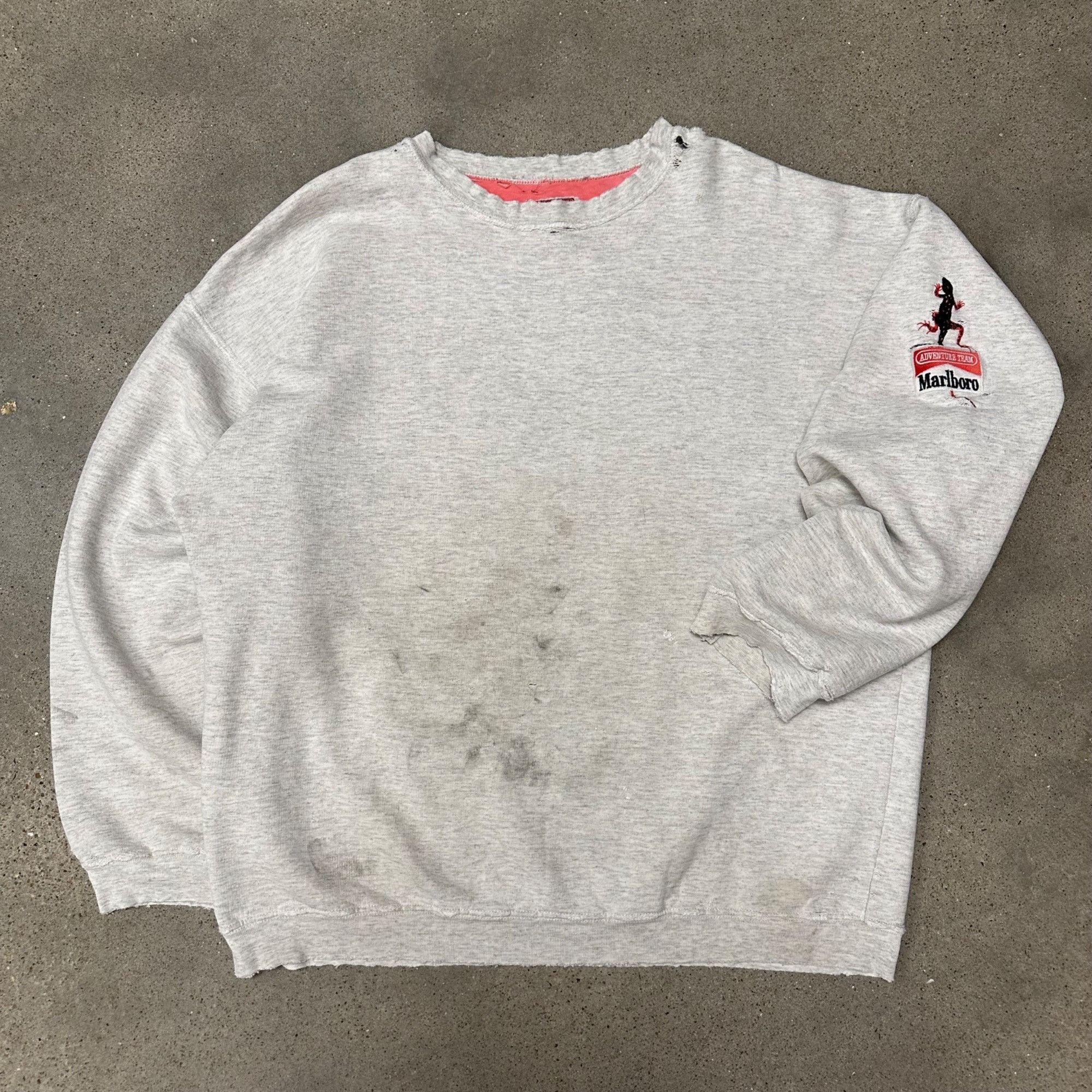 Marlboro Vintage Marlboro Adventure Team Sweatshirt Lizard XL 