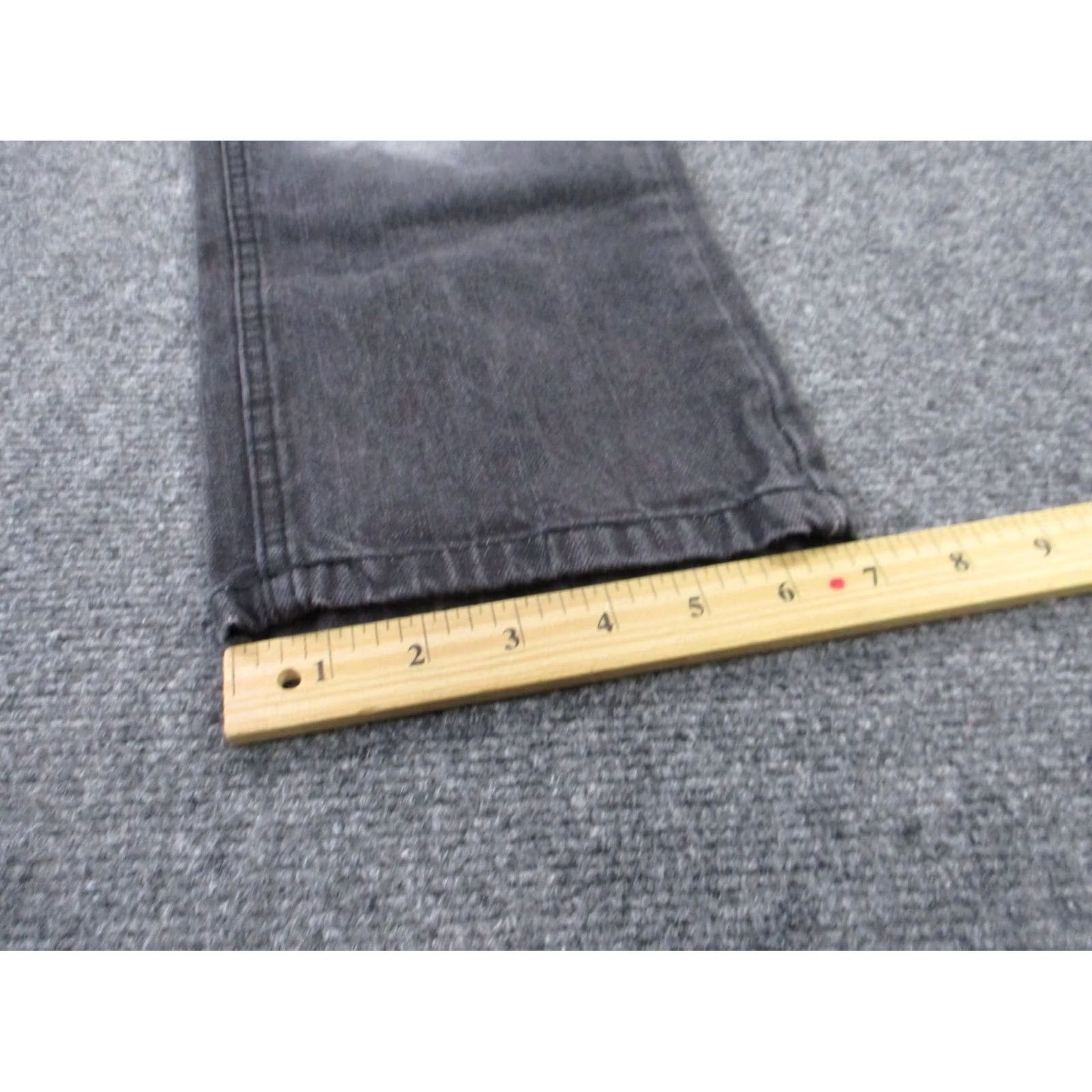 Southpole Southpole Jeans Mens 32 X 30 Gray Denim Distressed Grunge Straight Cargo Regular Logo Y2K Vintage No Size US 34 / EU 50 - 5 Thumbnail