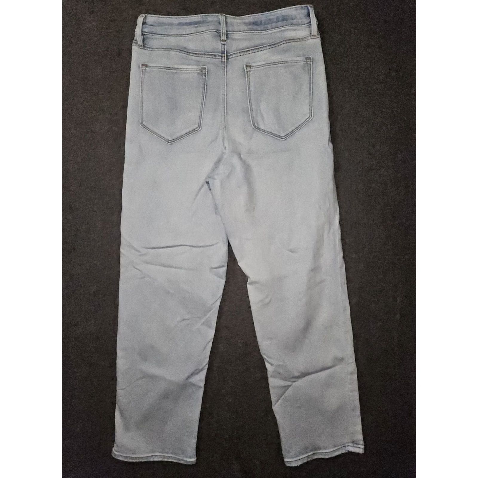 Athleta Athleta Sculptek Straight Jeans Women's 6 Blue High Rise Medium Wash Denim Stretch Pockets Crop 25.5 Inseam Regular Fit City Hipster Preppy Womens Size 28" / US 6 / IT 42 - 7 Thumbnail