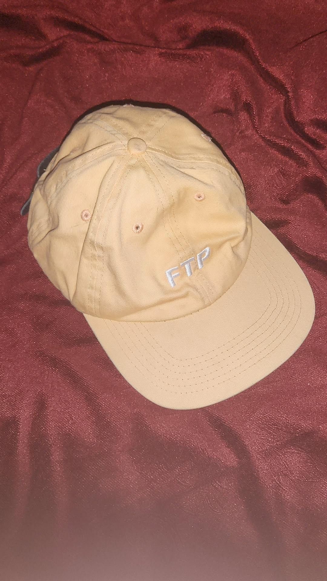 Fuck The Population FTP Peach/Pink Hat with Black/Green trim Size ONE SIZE - 3 Thumbnail