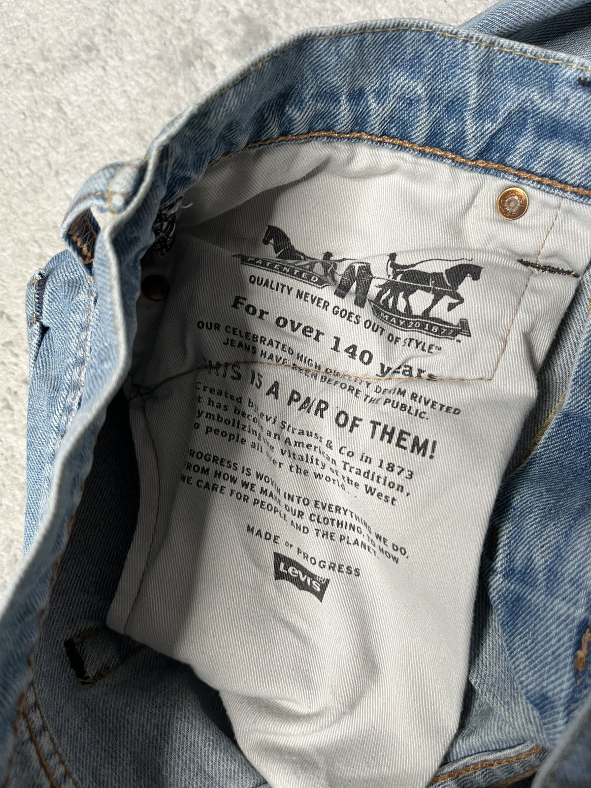 Levi's Vintage Blue Levi’s Straight Leg Jeans Trousers Basic 511 Size 28" / US 6 / IT 42 - 6 Thumbnail