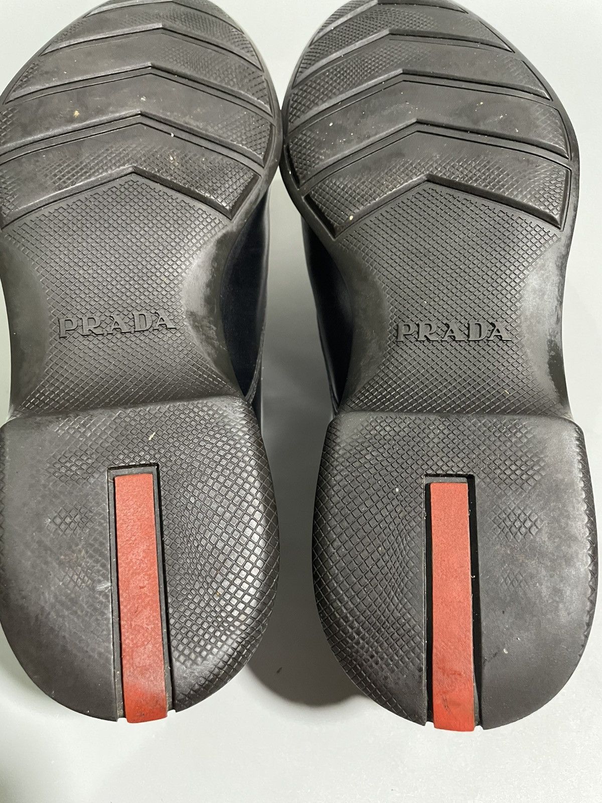 Prada Prada Black Leather Velcro Strap Derby Shoes Size US 6.5 / EU 39-40 - 9 Thumbnail