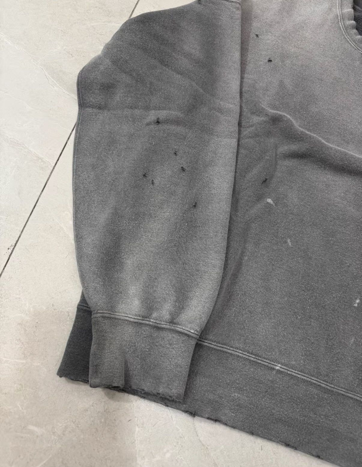 Visvim Visvim 22AW Crash Distressed Sweatshirt J34 Size US S / EU 44-46 / 1 - 2 Thumbnail