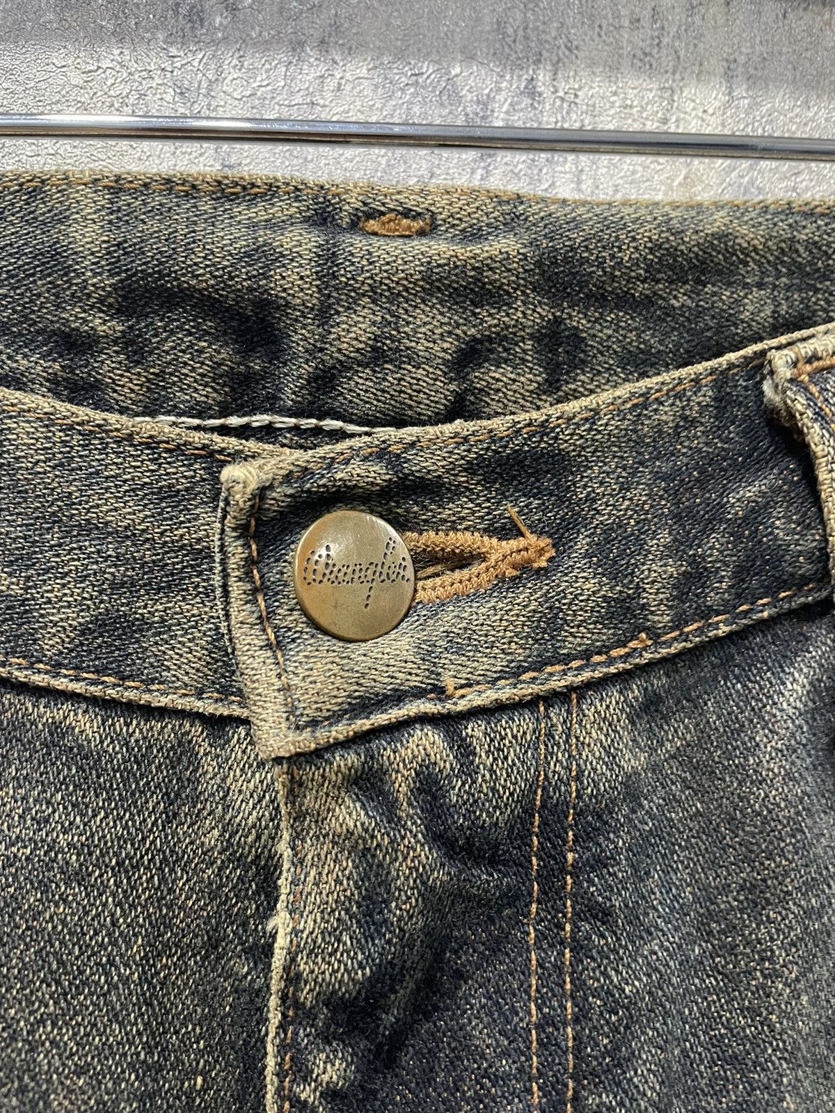 Japanese Brand × Vintage × Wrangler 🔥🔥Vintage wrangler distressed denim thrashed🔥🔥 Size US 32 / EU 48 - 8 Thumbnail
