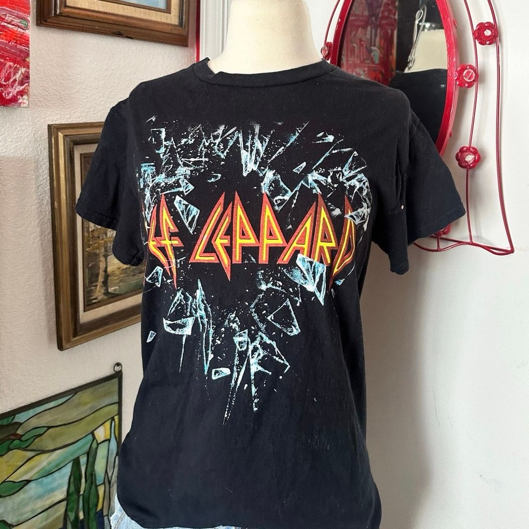 Def Leppard def leppard graphic black short sleeve shirt Size S / US 4 / IT 40 - 2 Thumbnail