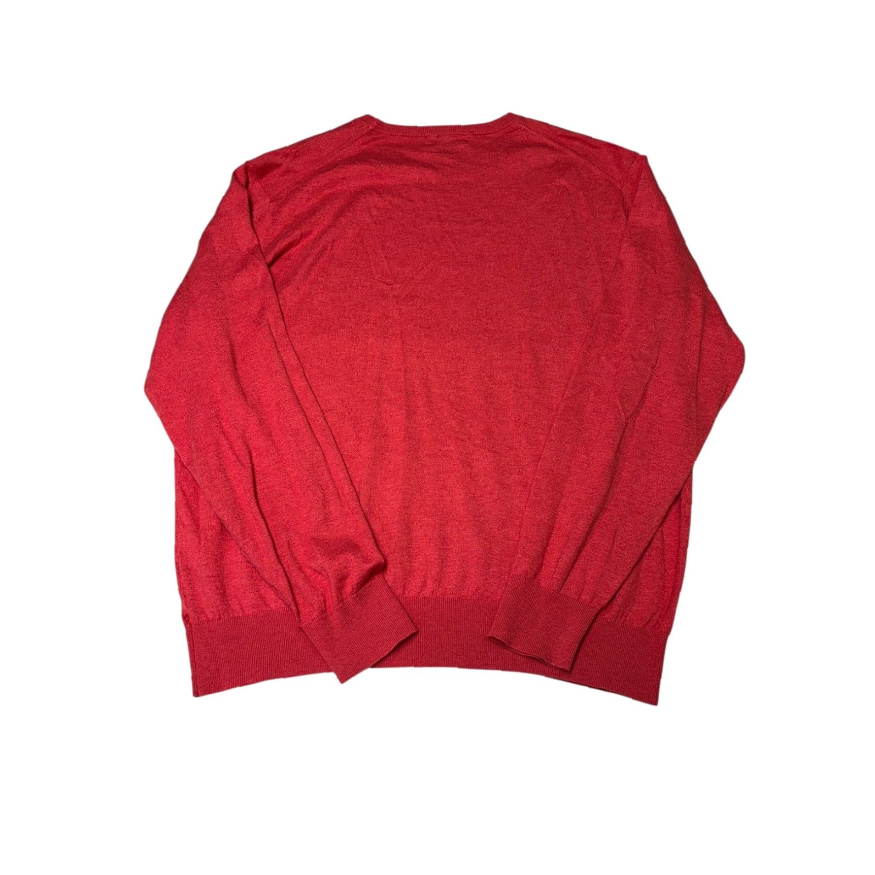Peter Millar Peter Millar Sweater Mens Red Cotton Silk Crewneck Knit Pullover L Regular Breathable Lightweight All Seasons Casual Workwear Travel Shirts? Size US L / EU 52-54 / 3 - 3 Thumbnail