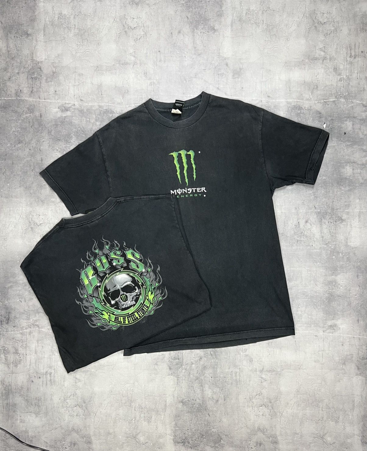 Vintage vintage monster energy Skull Print t shirt large Size US L / EU 52-54 / 3 - 1 Thumbnail
