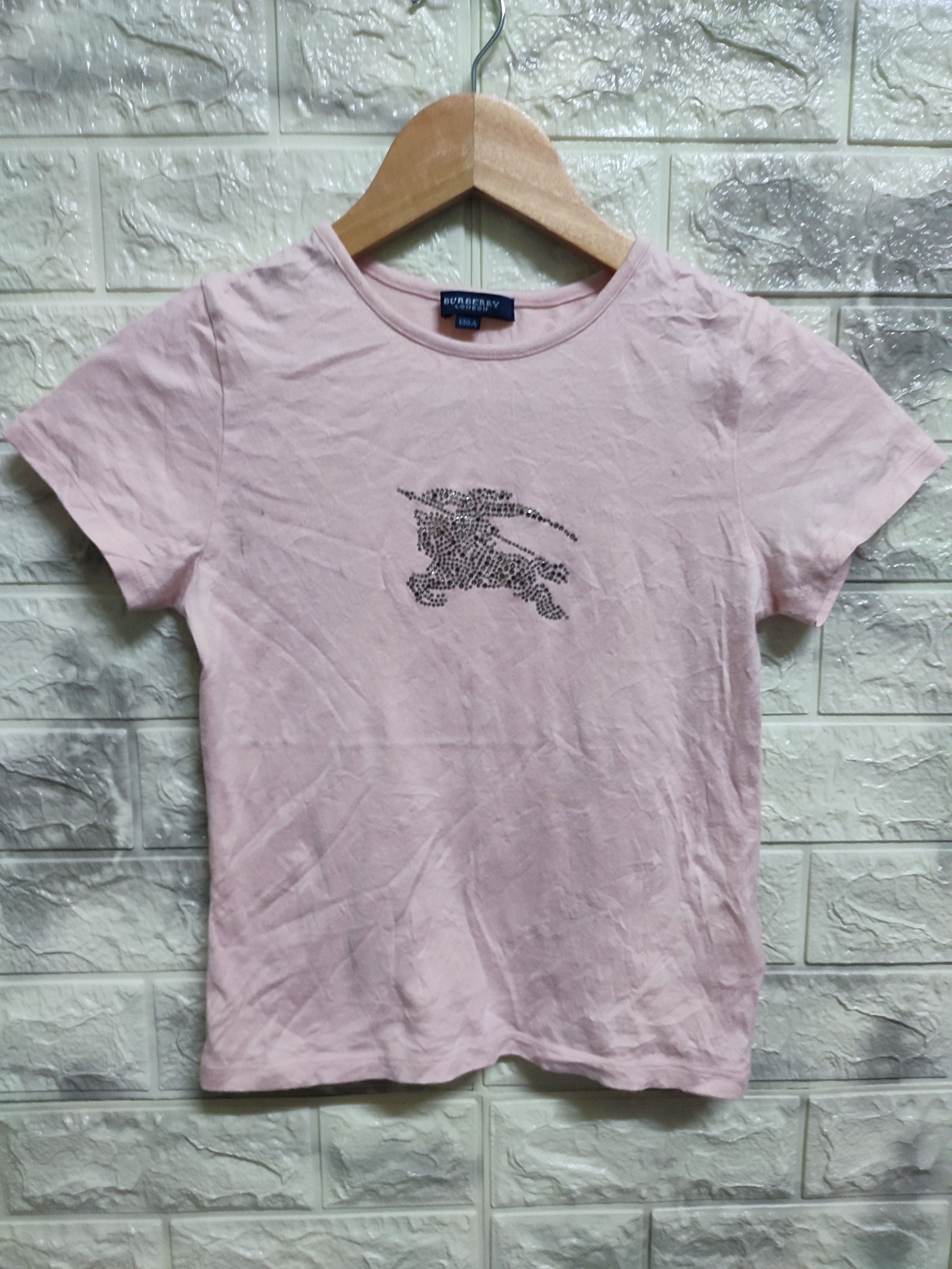 Burberry × Pink BURBERRY 130A PINKY TSHIRT Size S / US 4 / IT 40 - 1 Thumbnail
