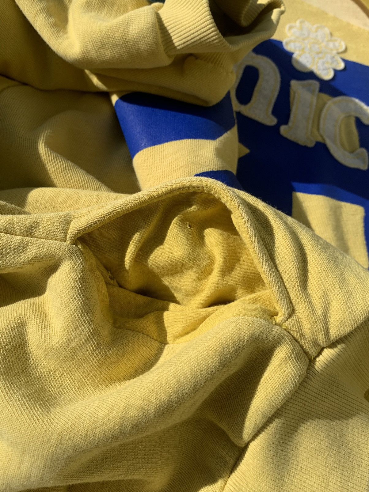 ERL ERL x SSENSE XX yellow “Be Nice” Hoodie Size US M / EU 48-50 / 2 - 7 Thumbnail