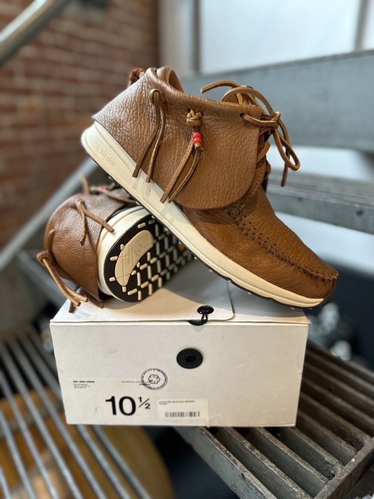 image of Visvim Fbt (Red Deer) Brown Size 10.5 Shoes, Men's