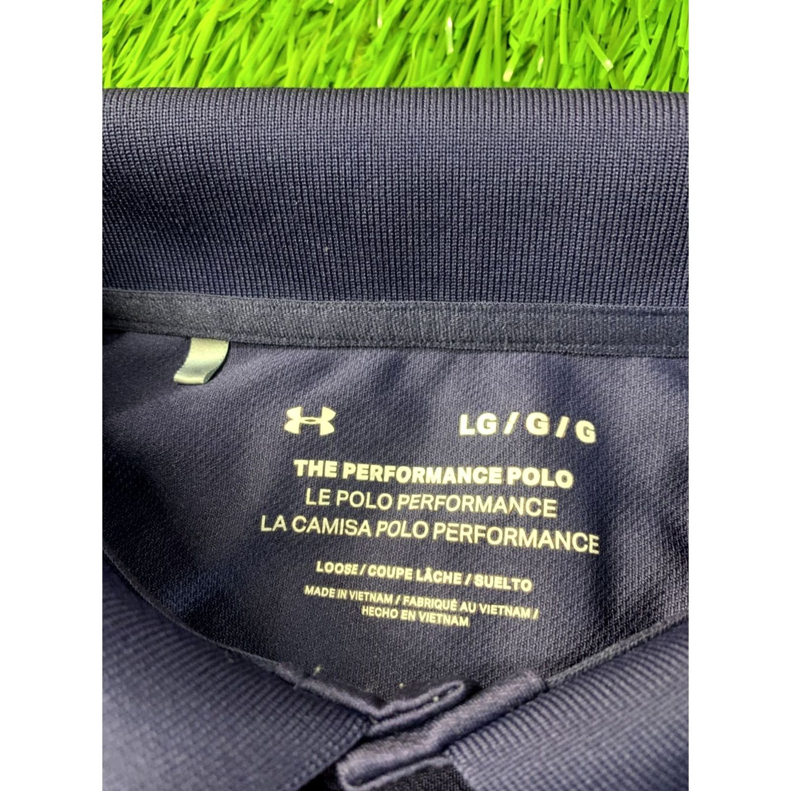 Under Armour Under Armour Performance Polo Shirt Navy Blue 2023 Mens L Short Sleeve Polo Shirt Jersey Polo Shirt Size US L / EU 52-54 / 3 - 6 Thumbnail
