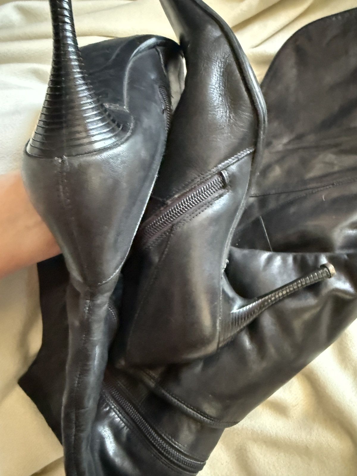 Bronx and Banco Bronx leather heels 38 eu Size US 7 / IT 37 - 9 Thumbnail