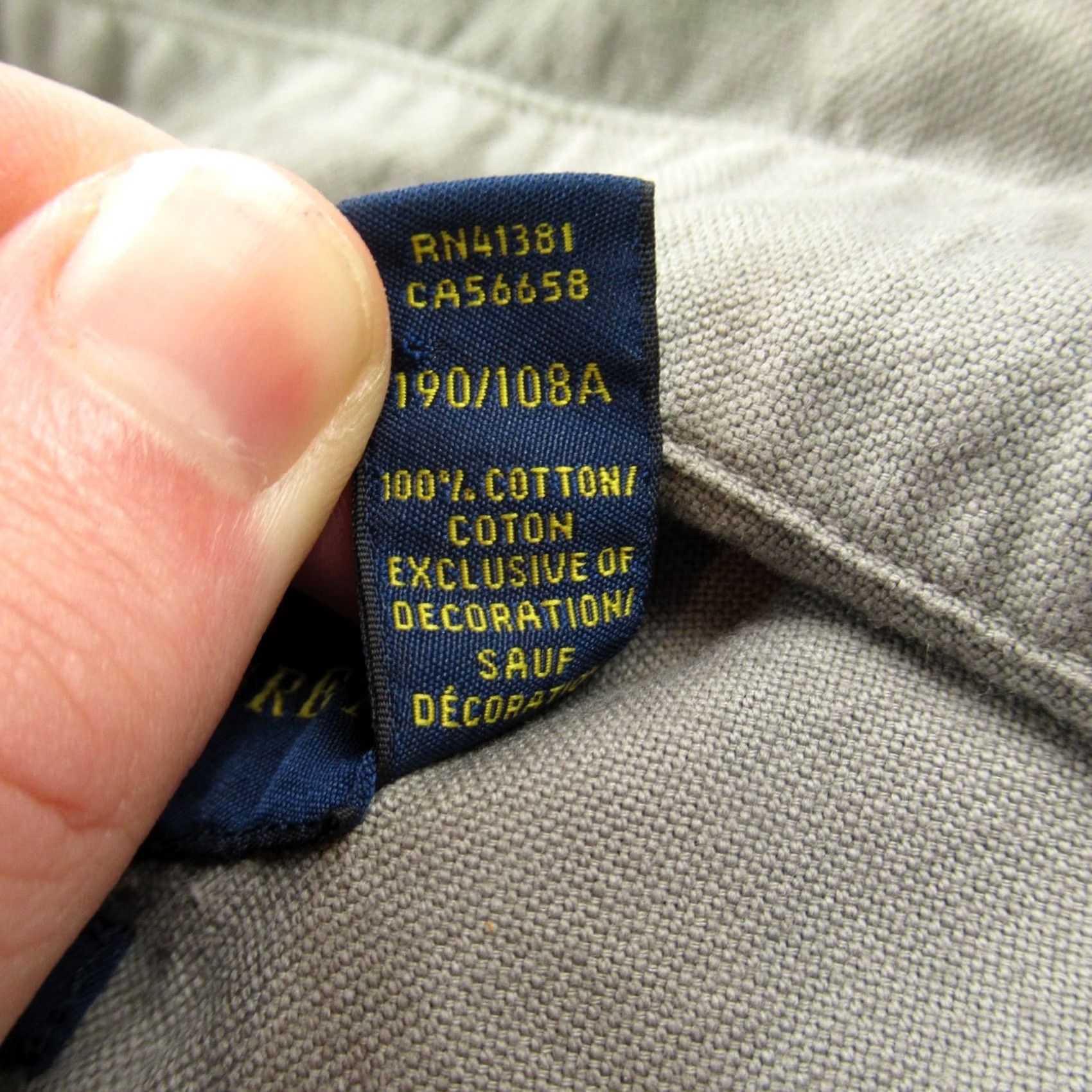 Polo Ralph Lauren Ralph Lauren Shirt Mens 2XL Long Sleeve Lightweight Button Front Gray Classic Size US XXL / EU 58 / 5 - 6 Thumbnail