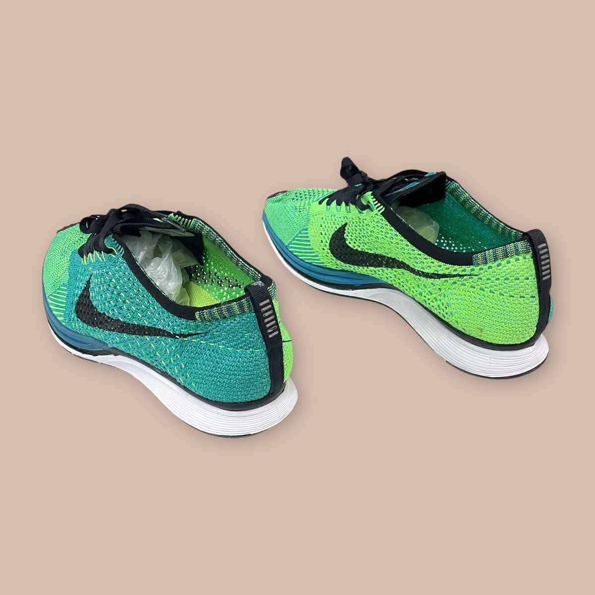 Nike Nike Flyknit Racer "Sport Turquoise" Size US 9.5 / EU 42-43 - 4 Thumbnail