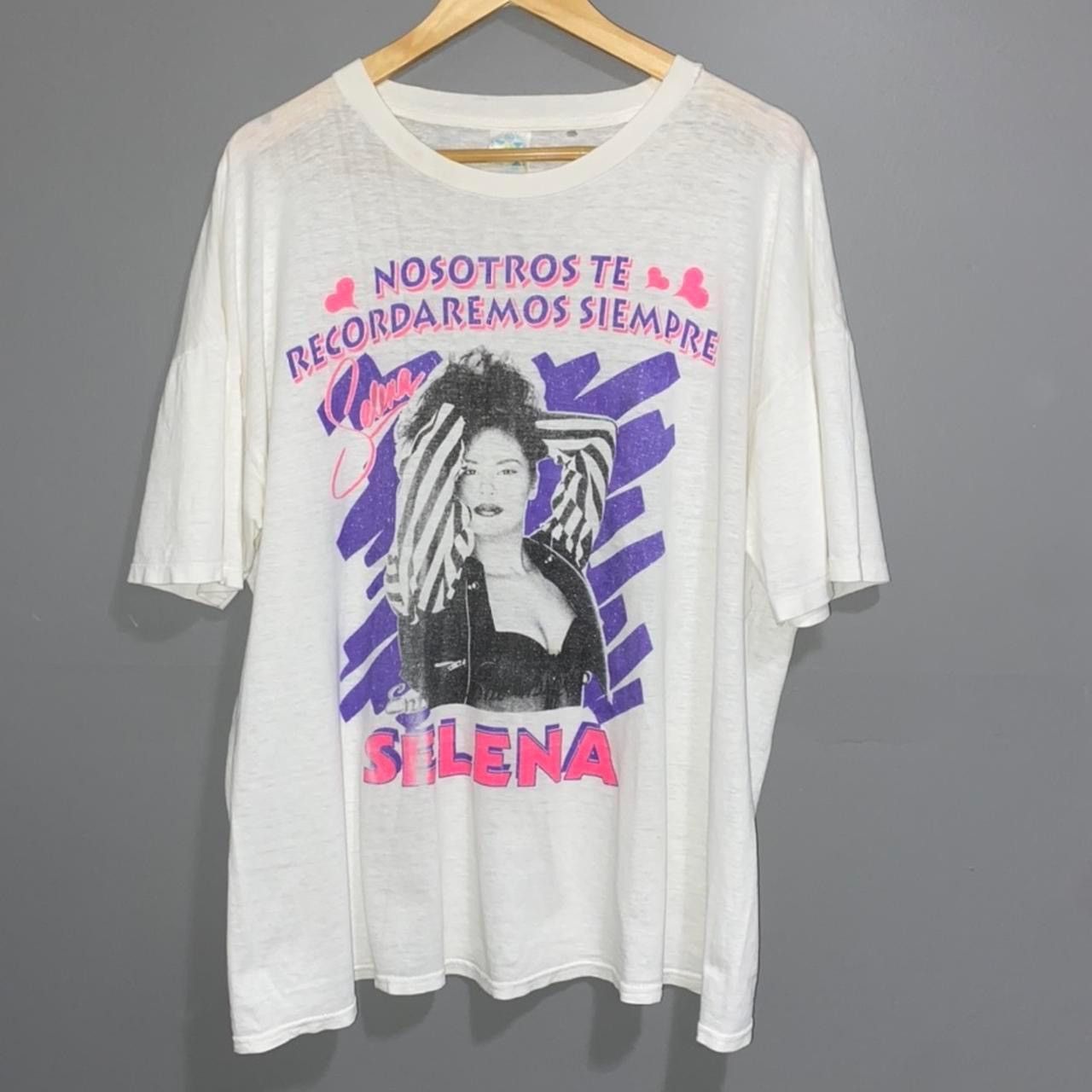 Vintage vintage Selena 90’s 90s tee Nosotros Te Recordaremos Siempre Size US XL / EU 56 / 4 - 2 Thumbnail