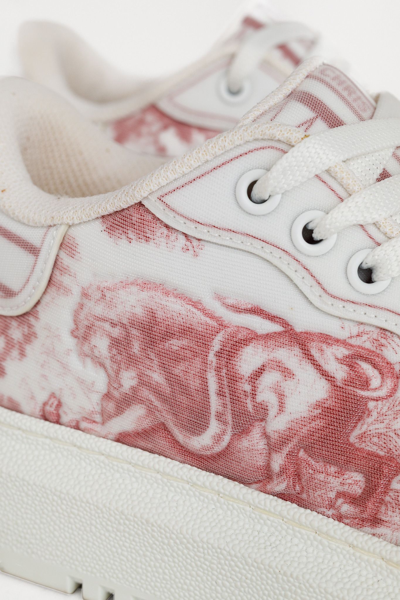 Dior Dior Addict Toile de Jouy Neoprene Low-Top Sneakers Size US 6.5 / IT 36.5 - 8 Thumbnail