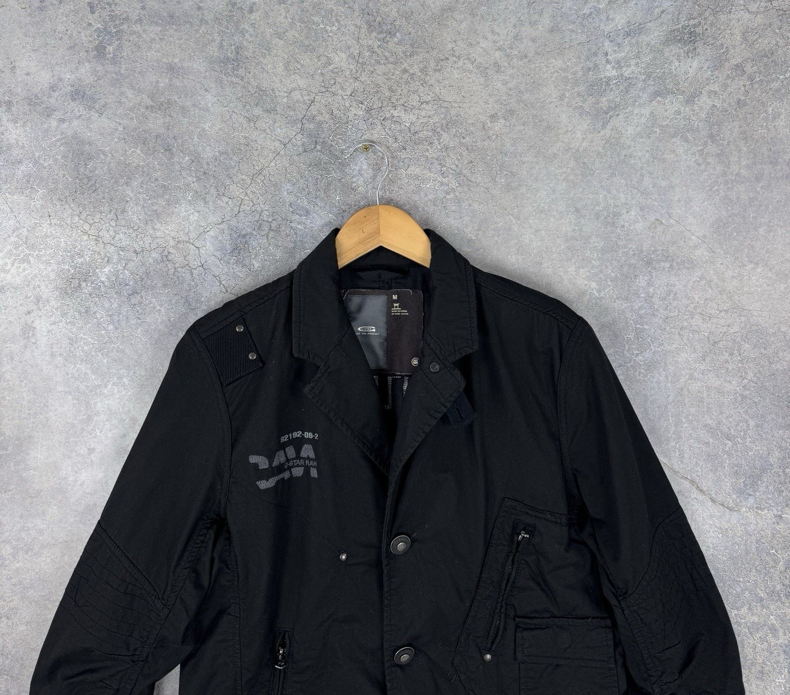 G-Star G-Star Raw Rektor Overloaded Black Jacket Size US M / EU 48-50 / 2 - 2 Thumbnail