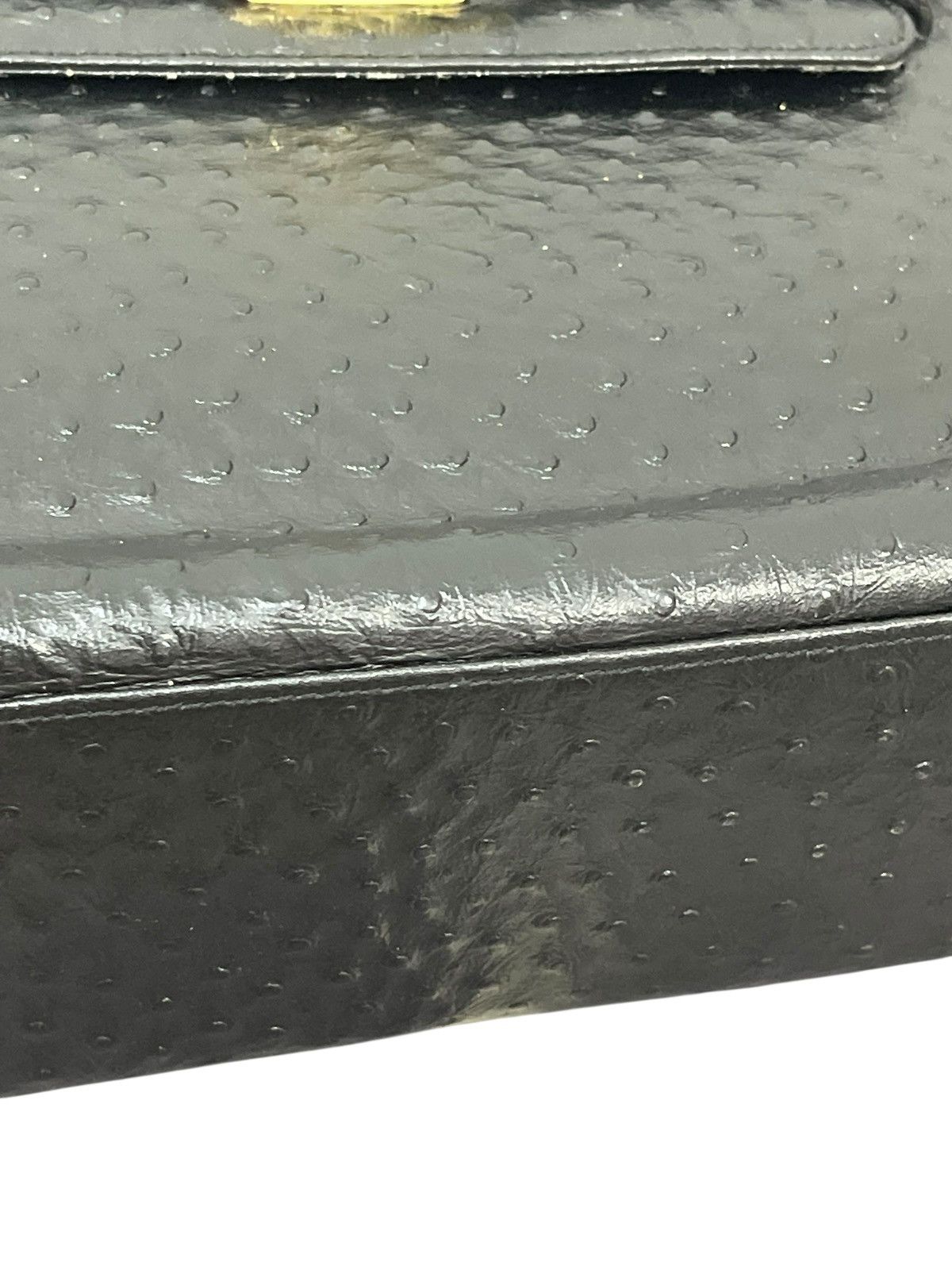 If Six Was Nine Kelly Bag Vtg Des Rossa Ostritch Leather Hermes margiela Size ONE SIZE - 7 Thumbnail