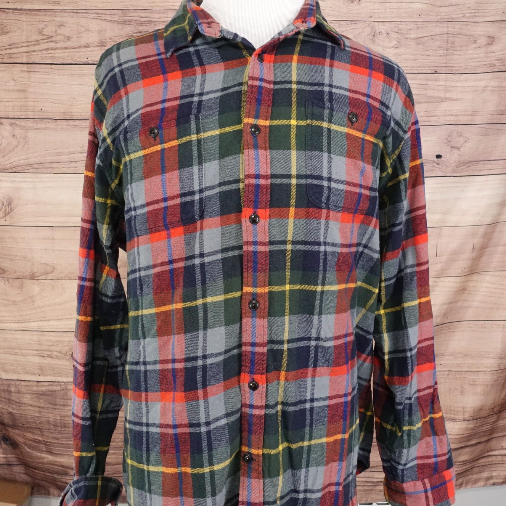 Gap VINTAGE Gap Men's Shirt Long Sleeve Flannel Plaid Button Up Casual Fall Winter Size XXL Size US XXL / EU 58 / 5 - 2 Thumbnail