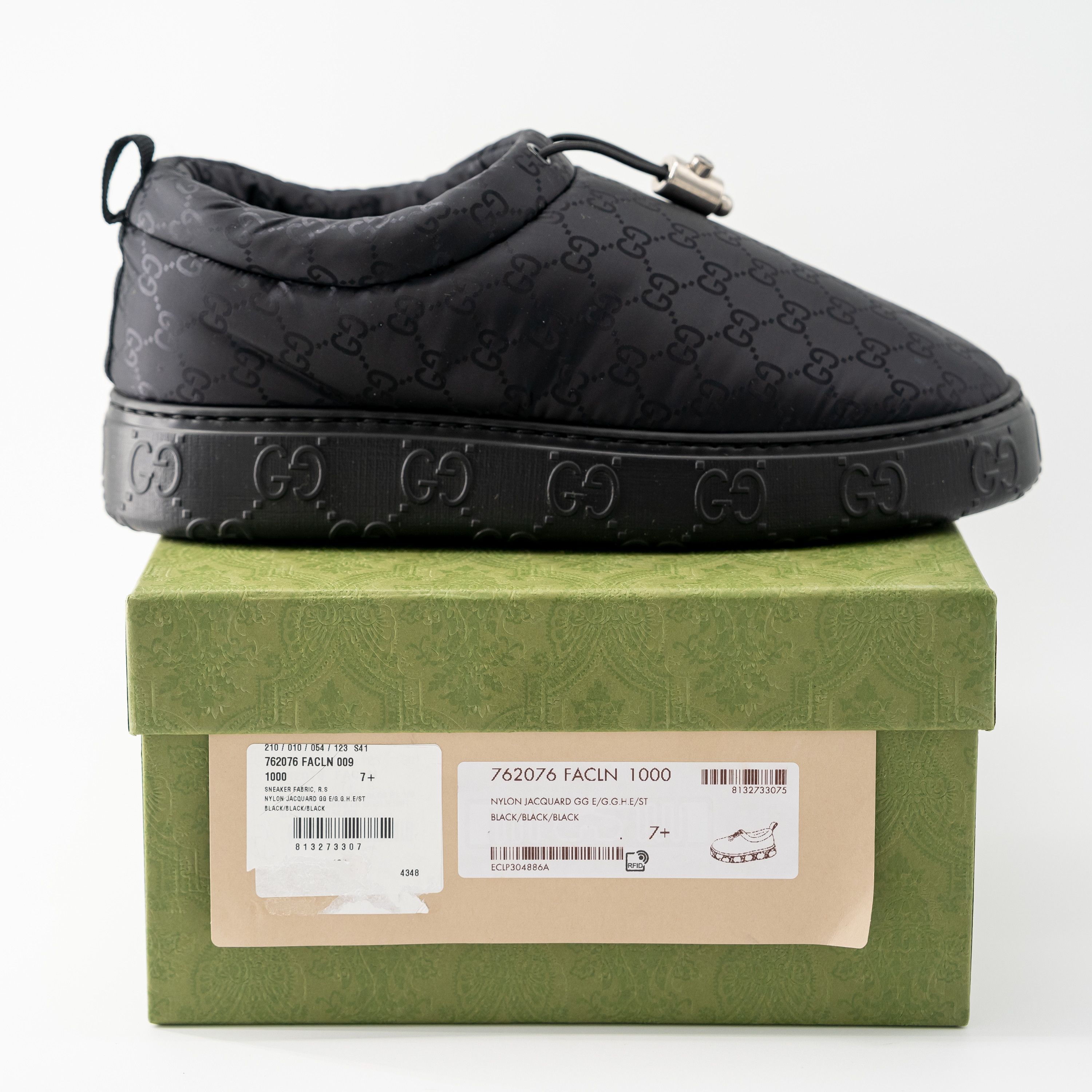 Gucci size 7.5G - Gucci Nylon GG Black Boots padded drawstring Size US 8 / EU 41 - 9 Thumbnail