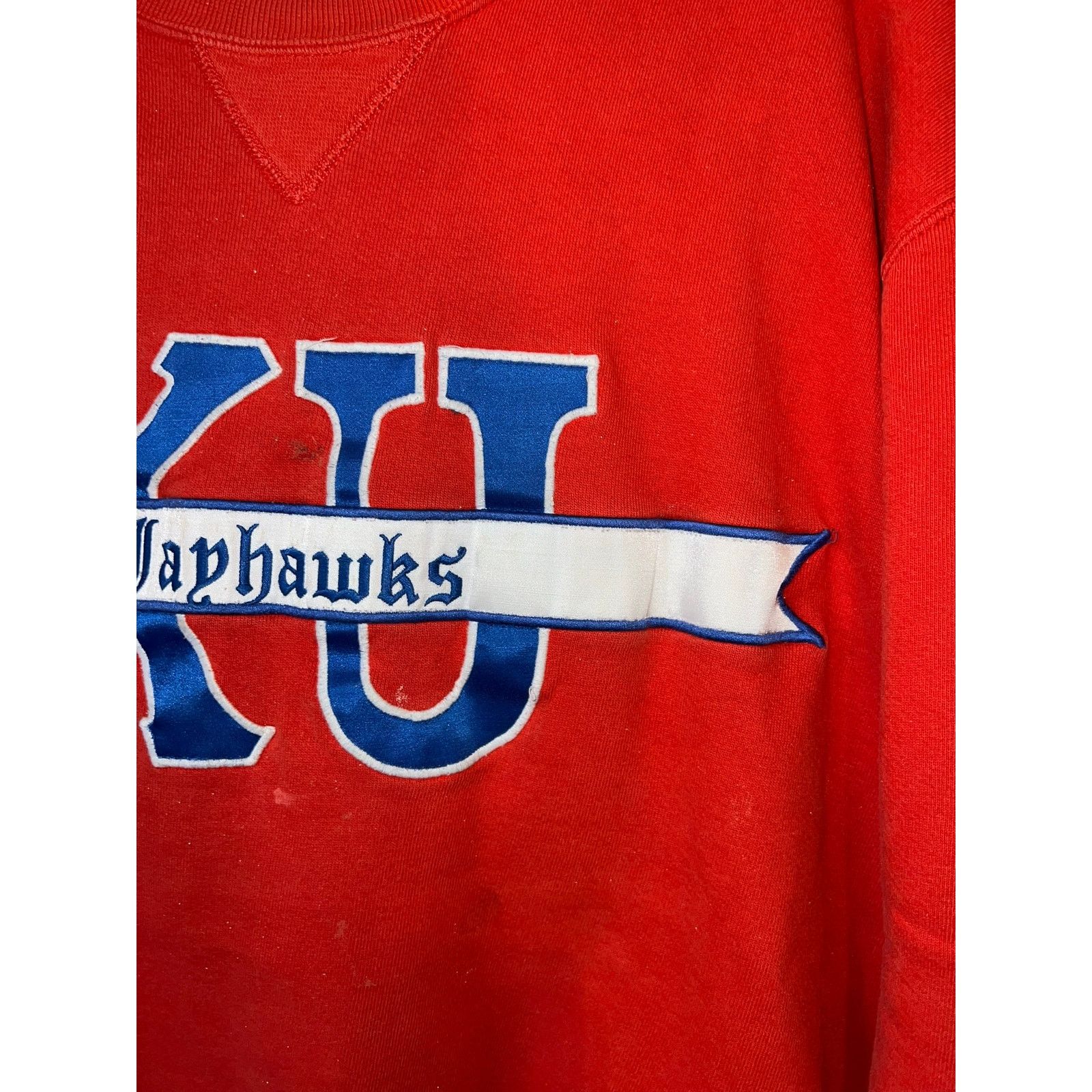 Russell Athletic 90s Russell Kansas University Jayhawks College Sweatshirt L Size US L / EU 52-54 / 3 - 5 Thumbnail